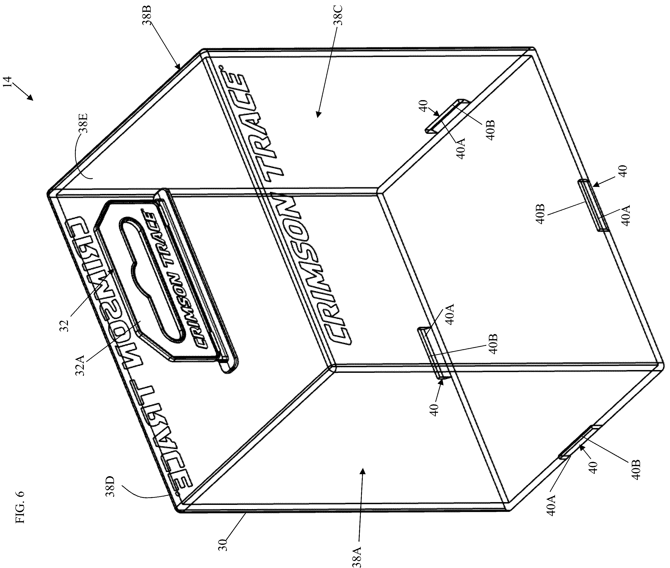 Patent US12157618 Figure 6 – Optical sighting device packaging