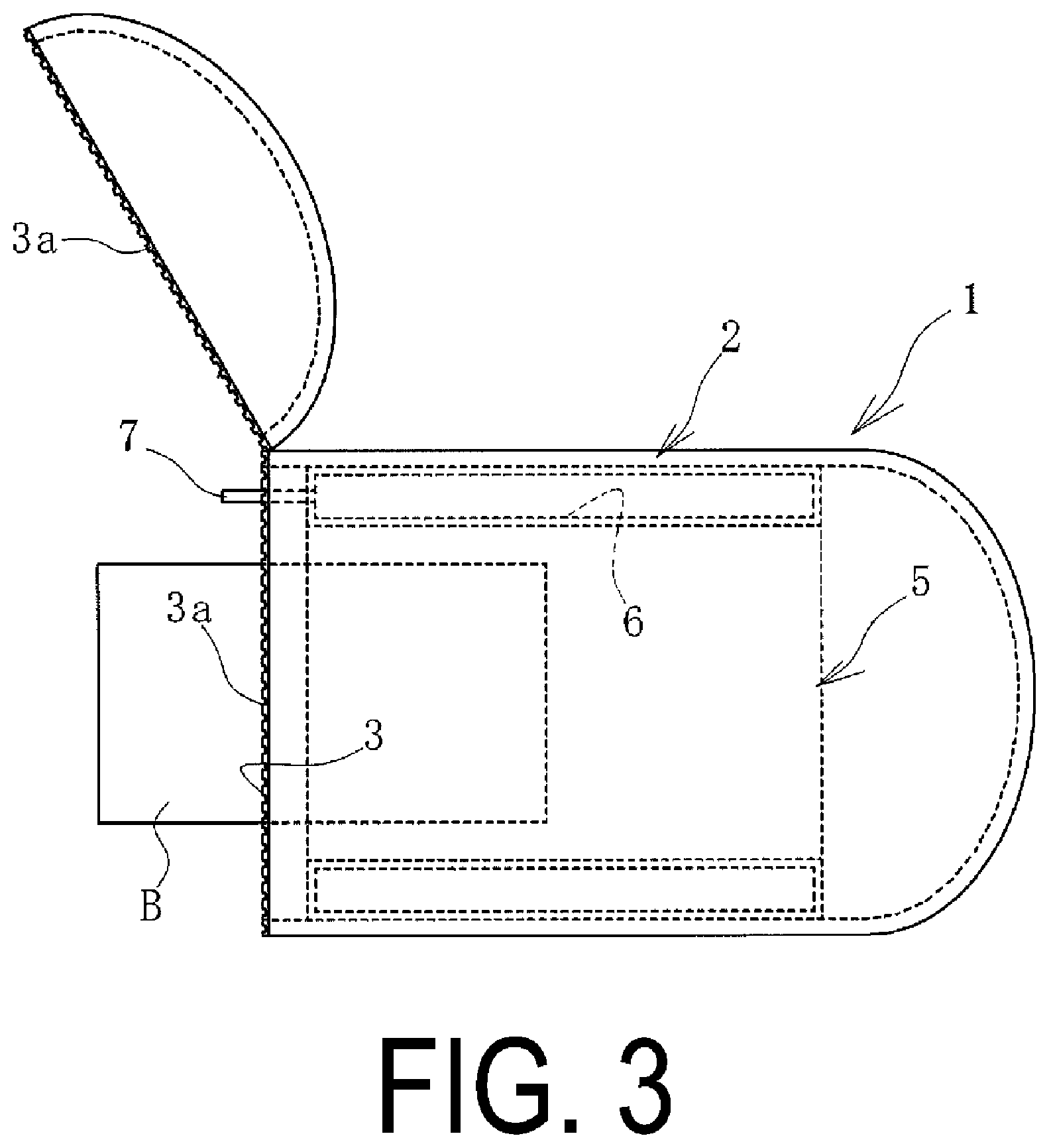 Patent US12157620 Figure 3 – Delivery container for drone