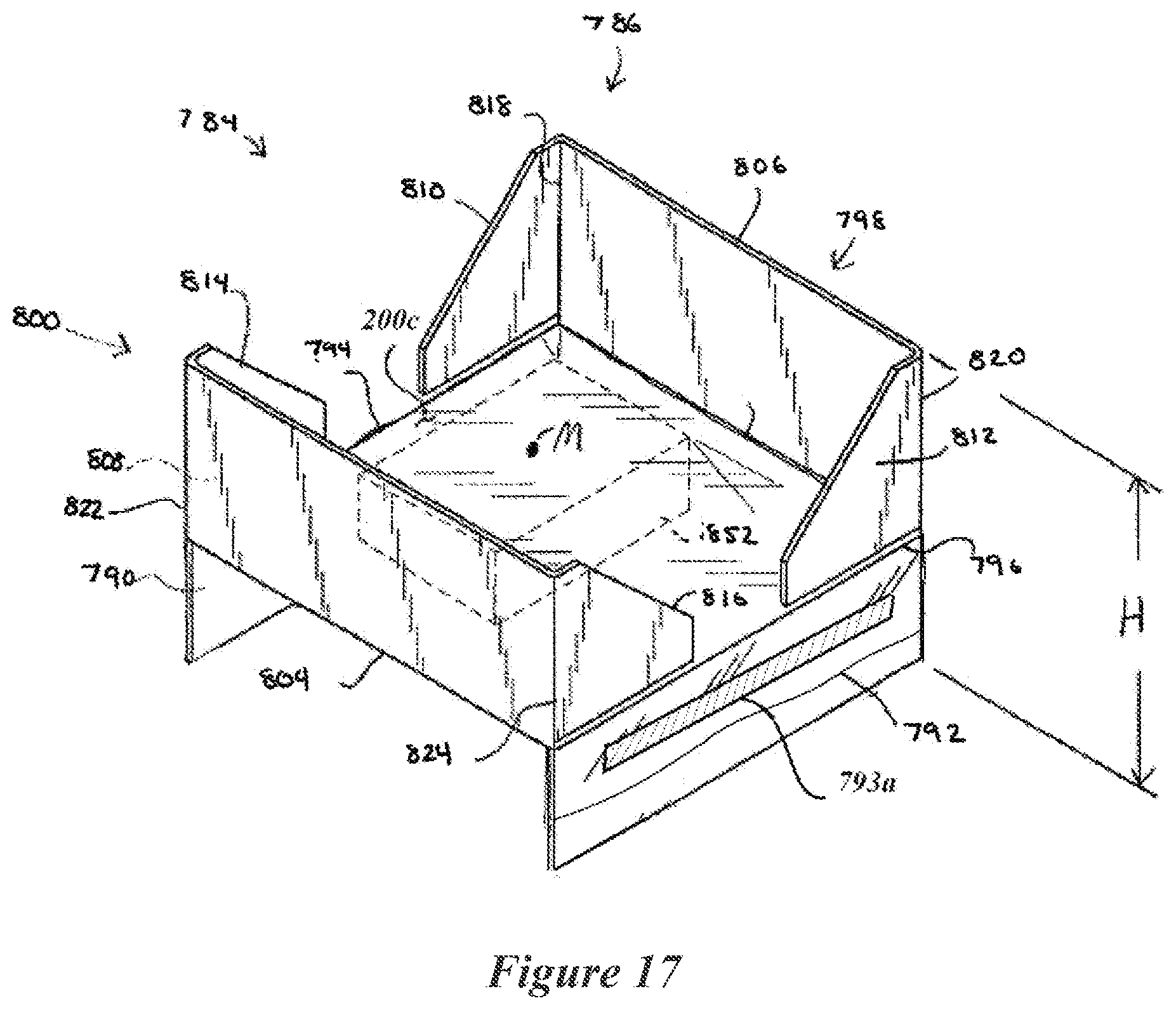 Patent US12157621 Figure 15 – Heat sealed packaging assemblies and methods of producing and using the same