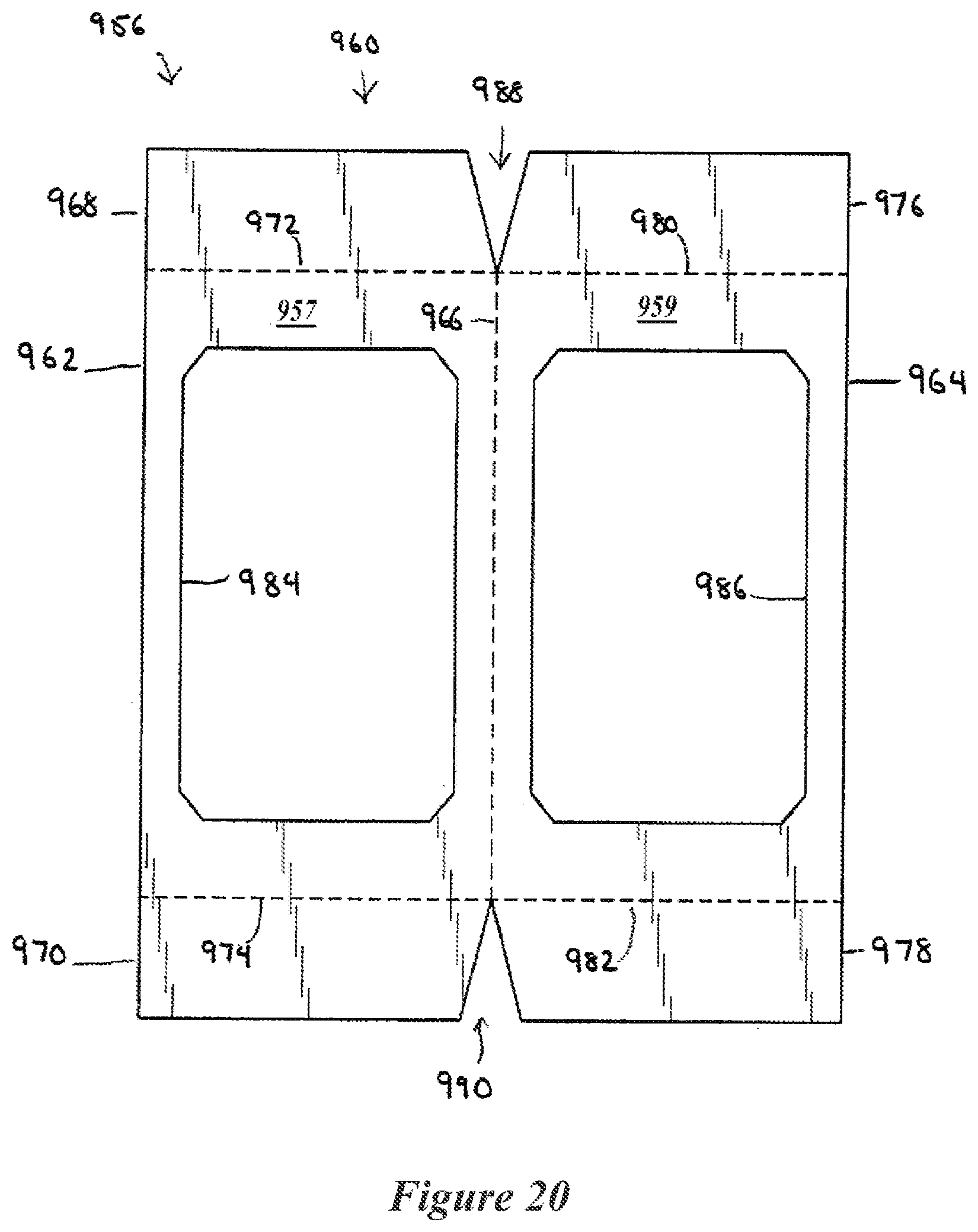 Patent US12157621 Figure 17 – Heat sealed packaging assemblies and methods of producing and using the same