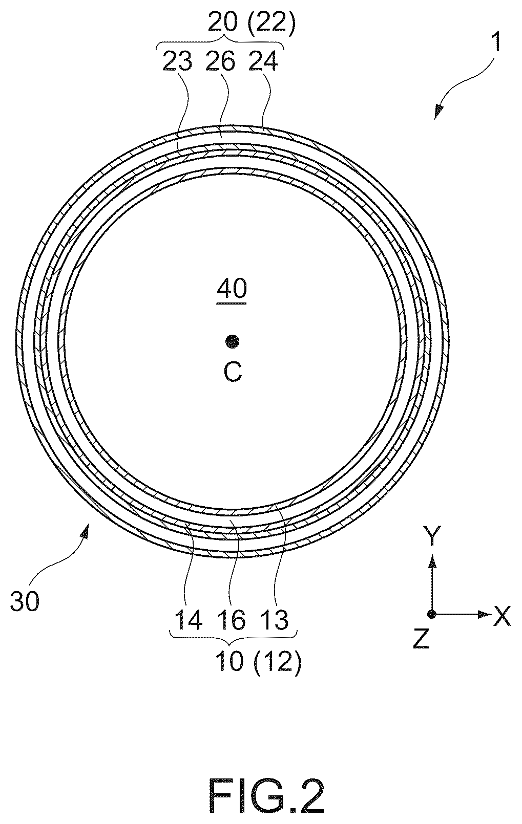 Patent US12157622 Figure 2 – Thermal insulation container and heat/cold insulation apparatus using the same