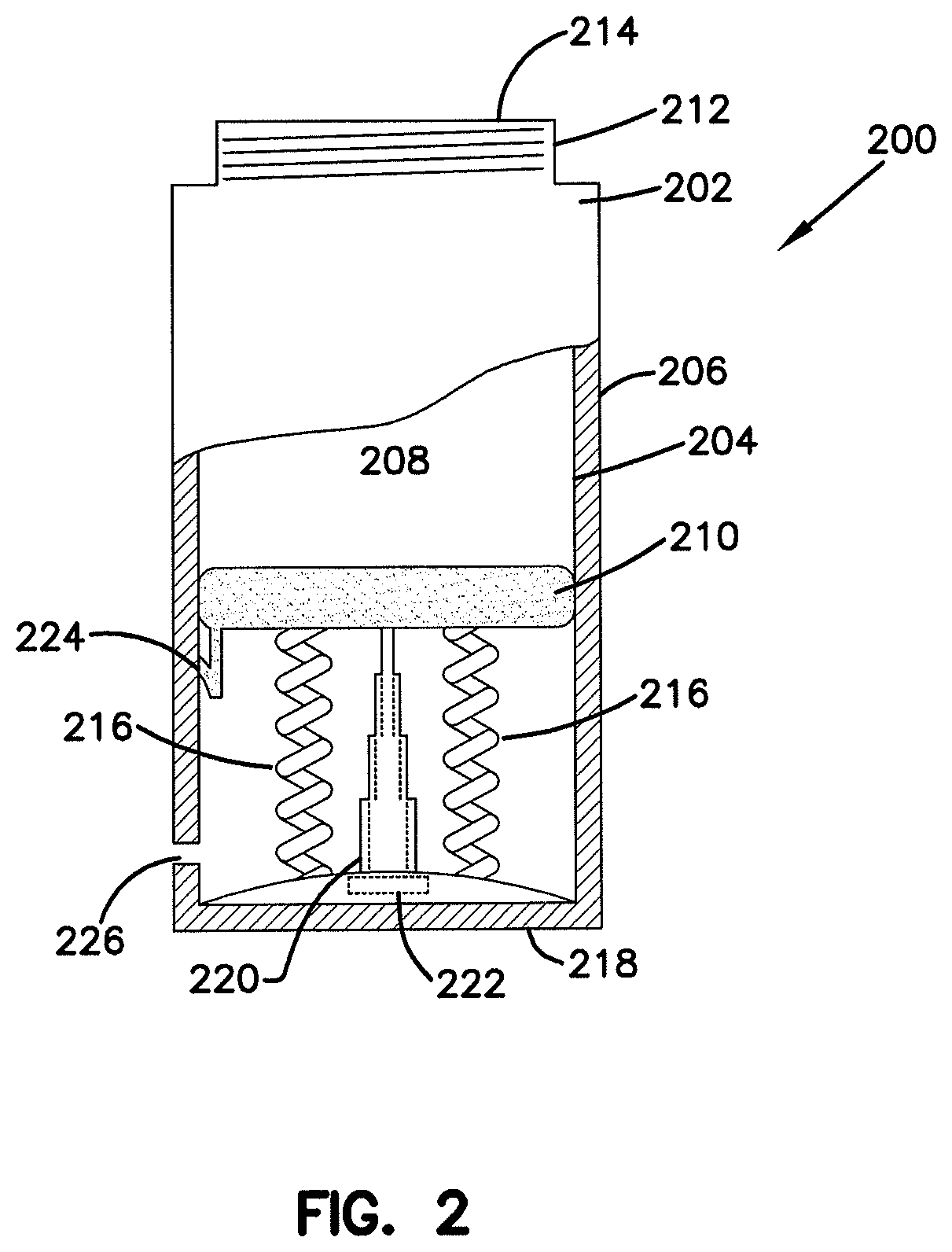 Patent US12157623 Figure 2 – Method and apparatus for delivering fluid to an individual
