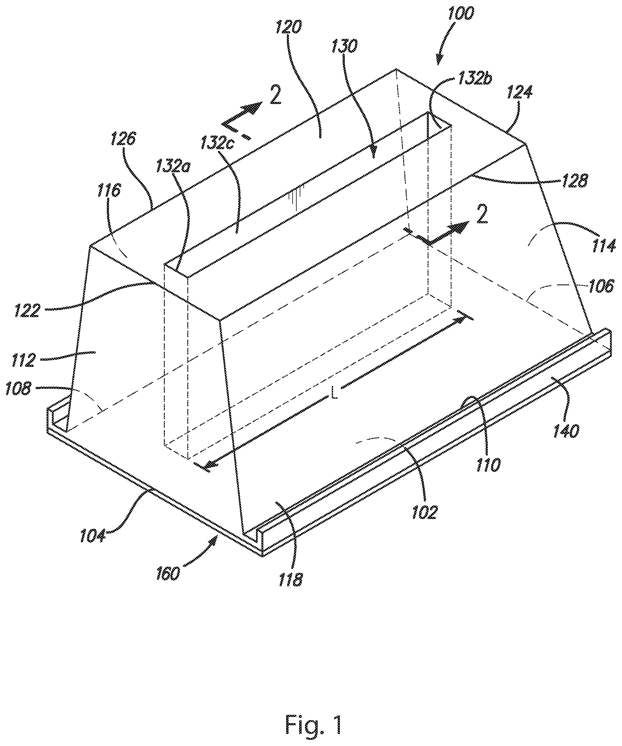 Patent US12157624 — Condiment packet holder — Figure 1