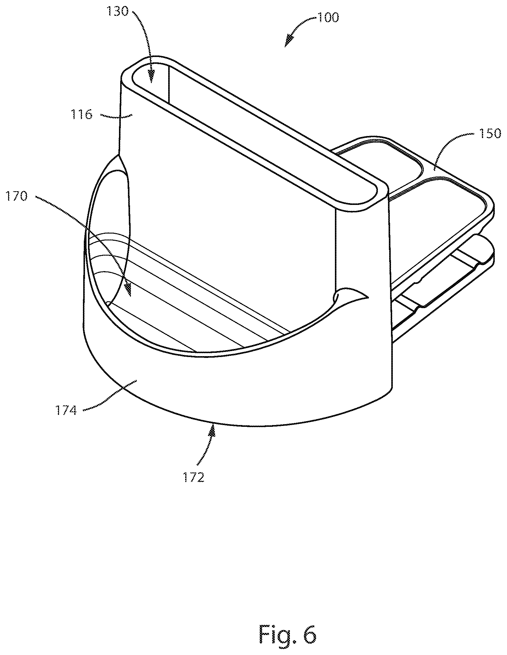 Patent US12157624 Figure 6 – Condiment packet holder