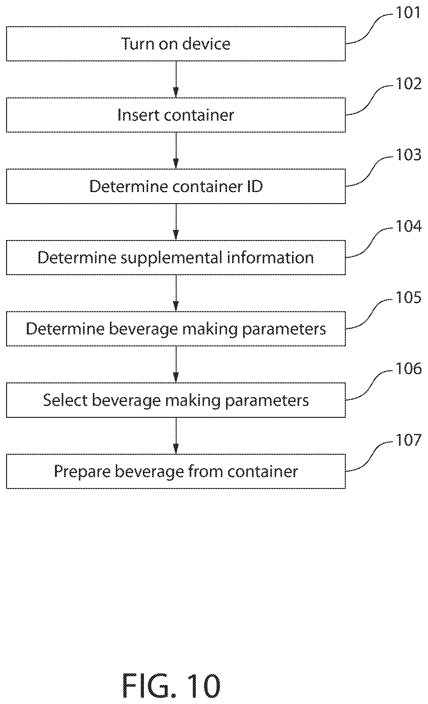 Patent US12157625 Figure 10 – Beverage-ingredient container