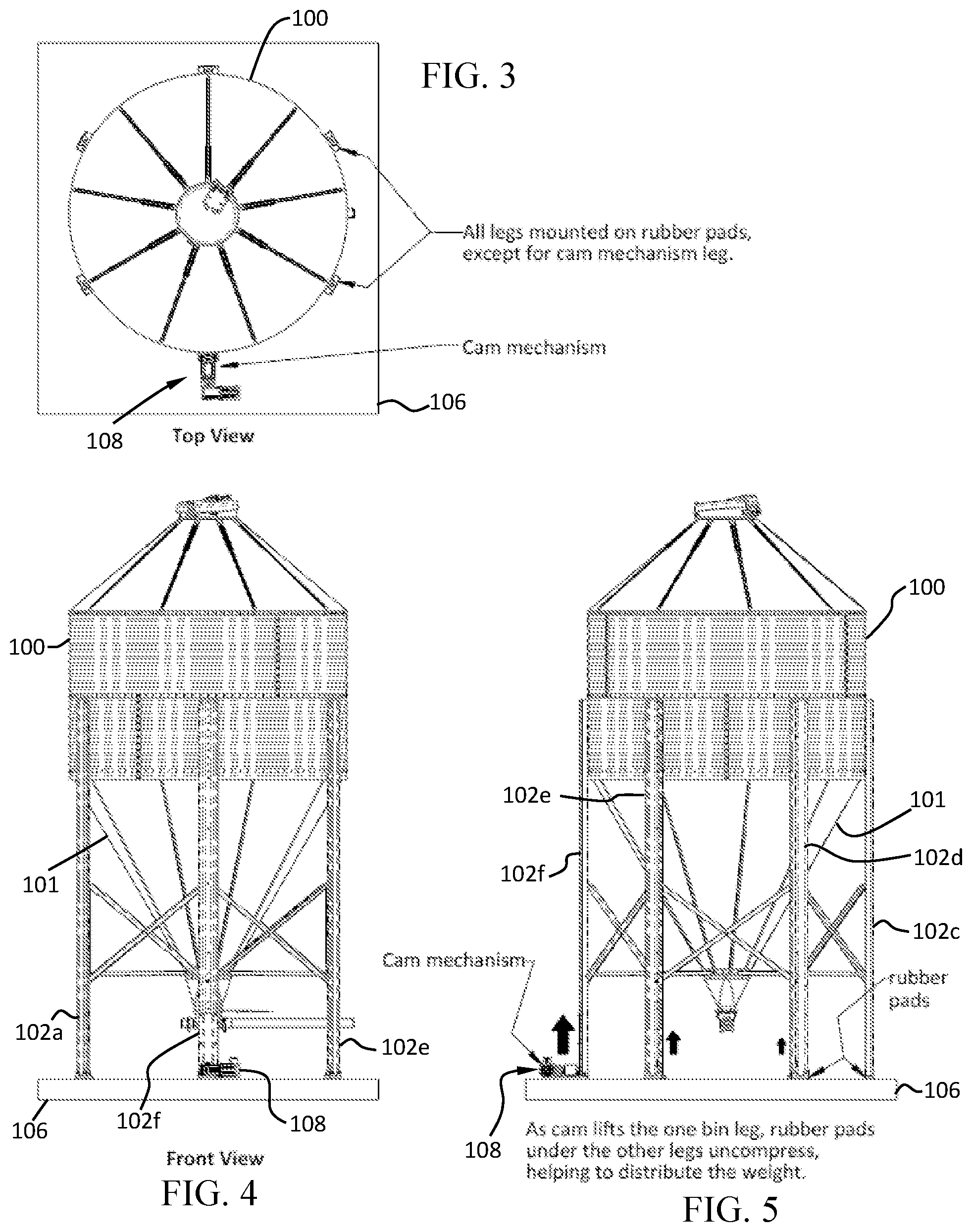 Patent US12157627 Figure 3 – Feed bin anti-bridge device