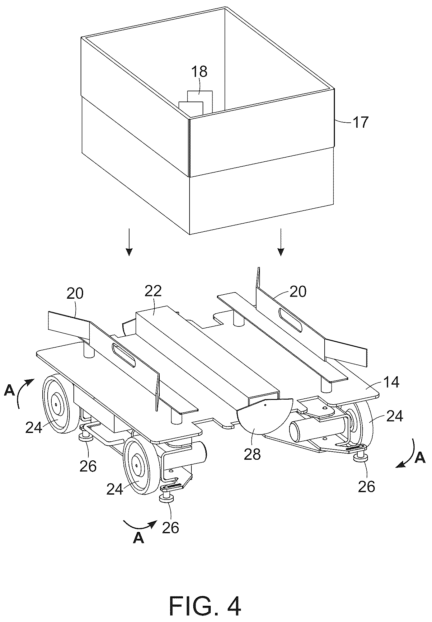 Patent US12157631 Figure 3 – Bin infeed and removal systems and methods for processing objects including mobile matrix carrier systems
