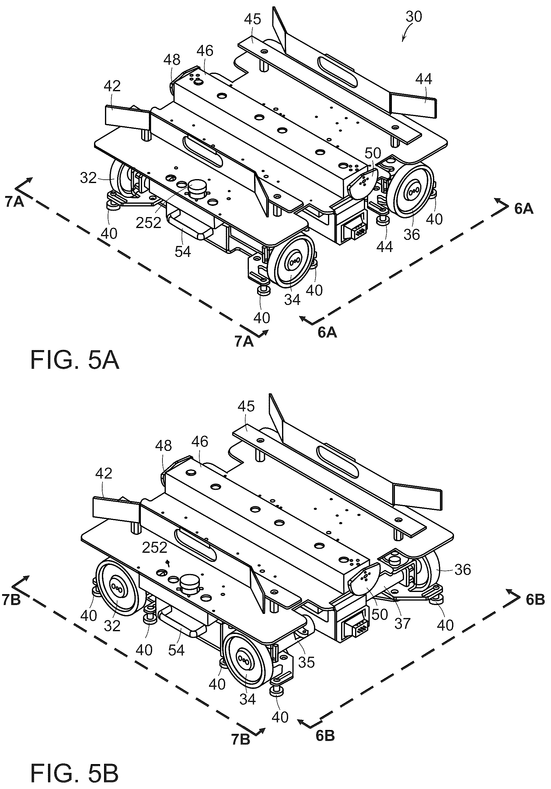 Patent US12157631 Figure 4 – Bin infeed and removal systems and methods for processing objects including mobile matrix carrier systems