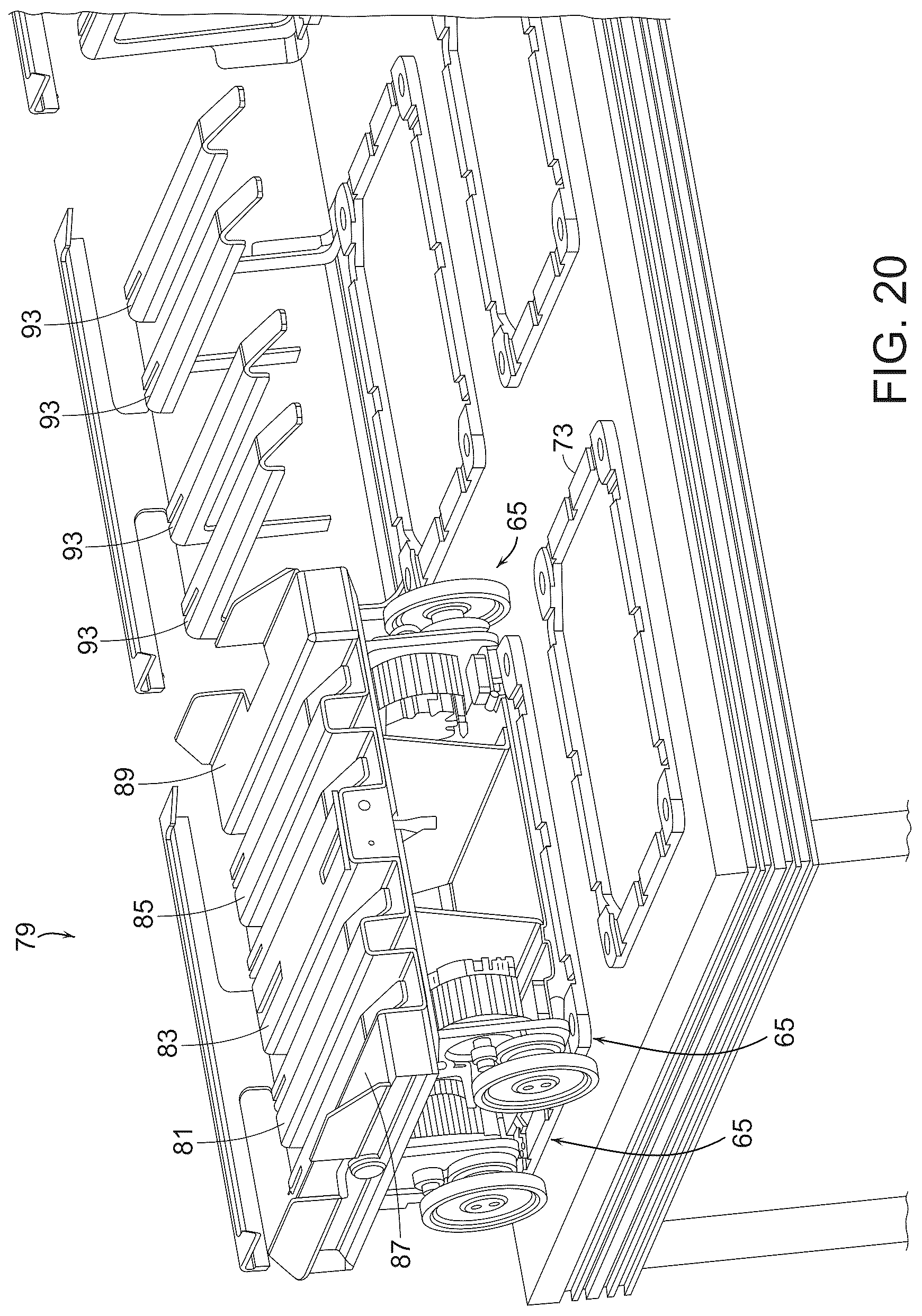 Patent US12157631 Figure 18 – Bin infeed and removal systems and methods for processing objects including mobile matrix carrier systems