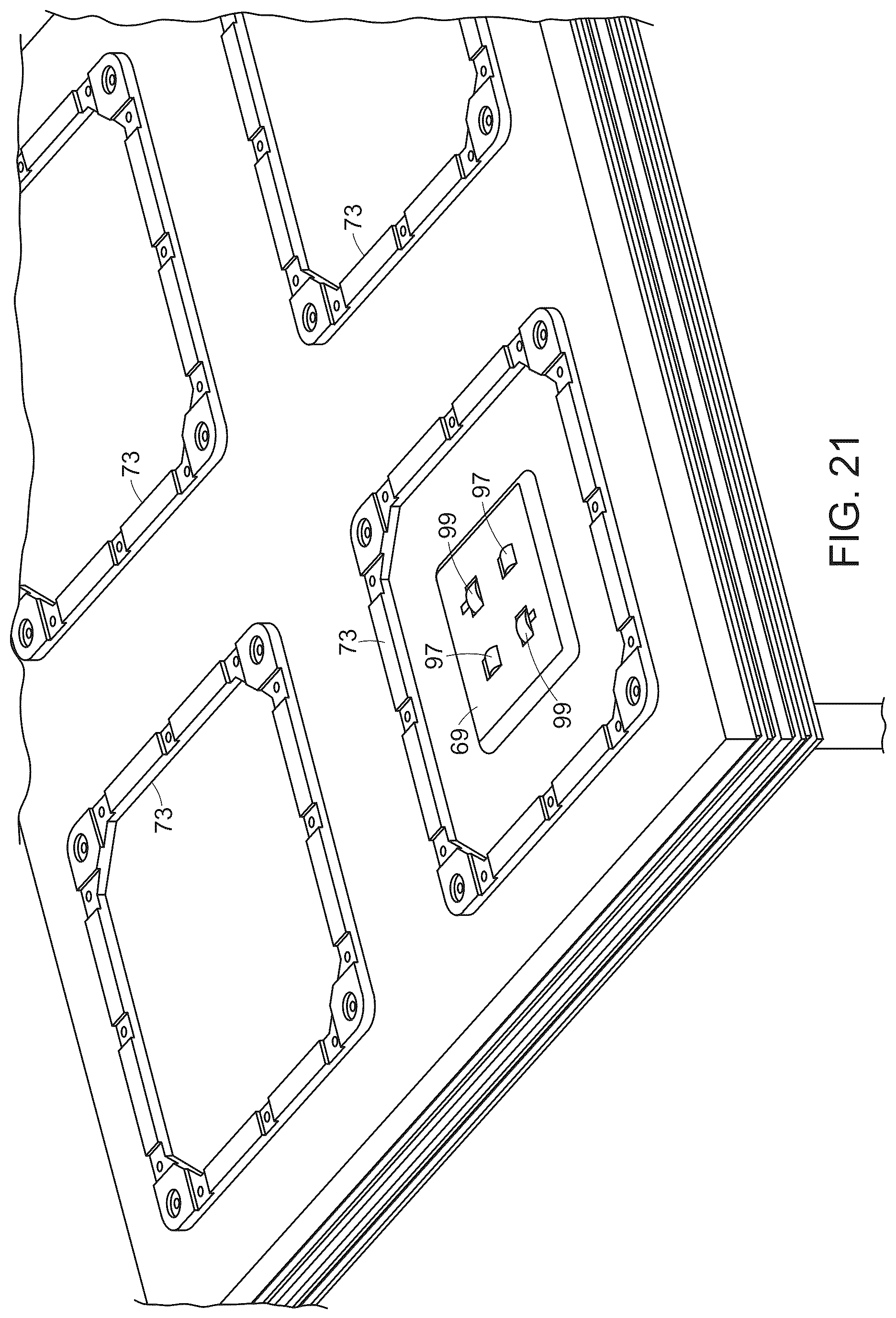 Patent US12157631 Figure 19 – Bin infeed and removal systems and methods for processing objects including mobile matrix carrier systems