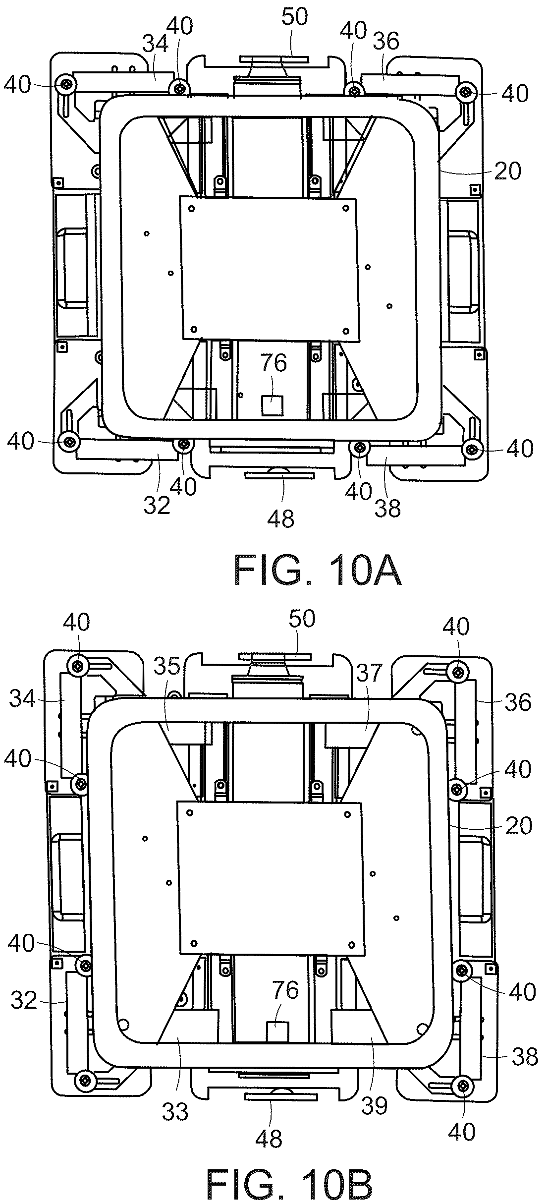Patent US12157632 Figure 9 – Discontinuous grid system for use in systems and methods for processing objects including mobile matrix carrier systems