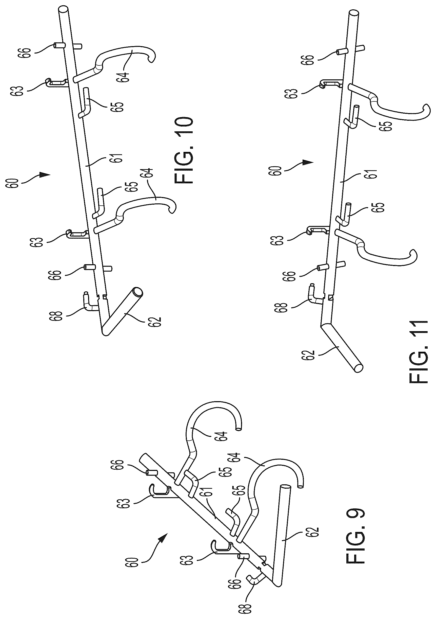 Patent US12157636 Figure 7 – Hygienic hollow frame assembly
