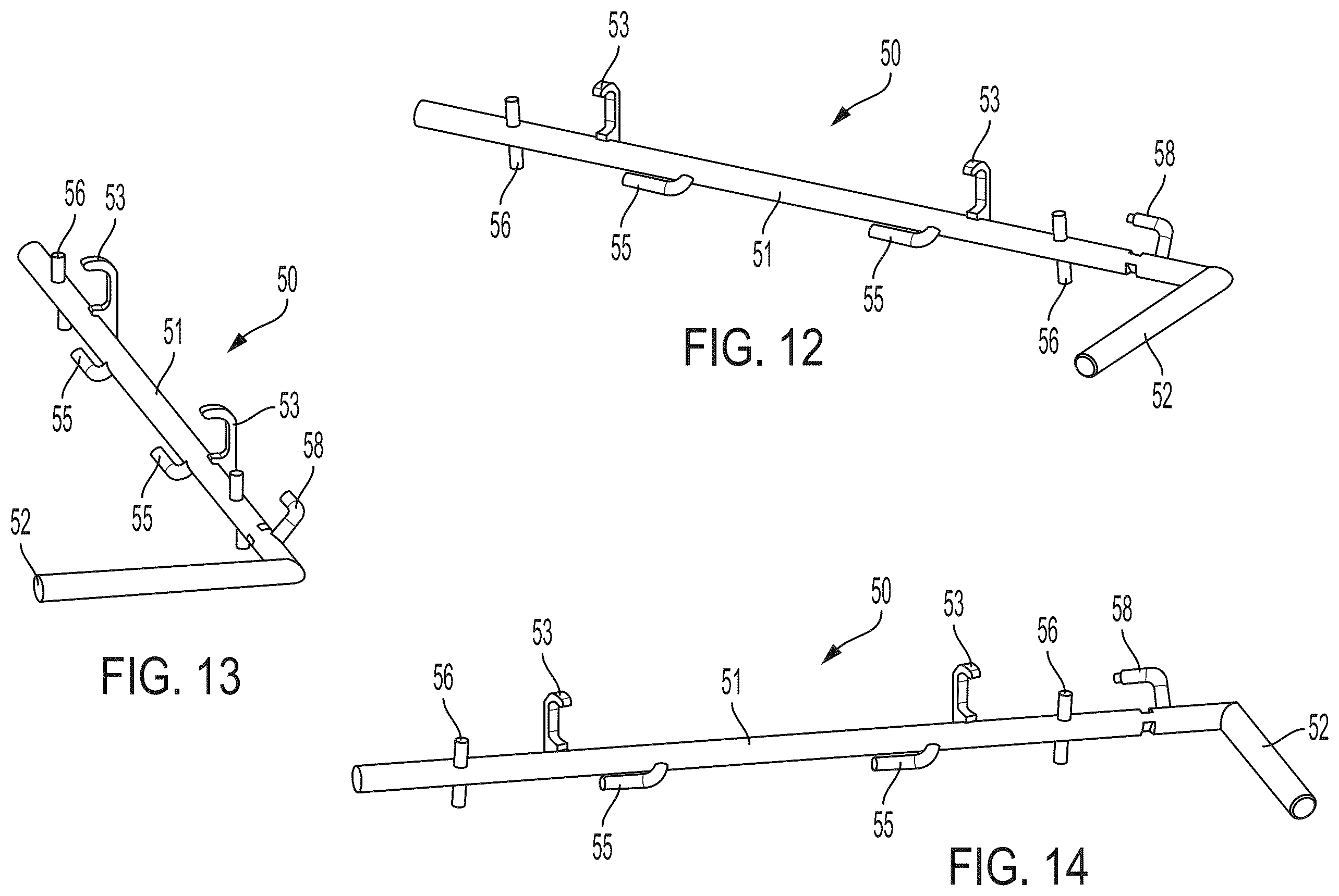 Patent US12157636 Figure 8 – Hygienic hollow frame assembly