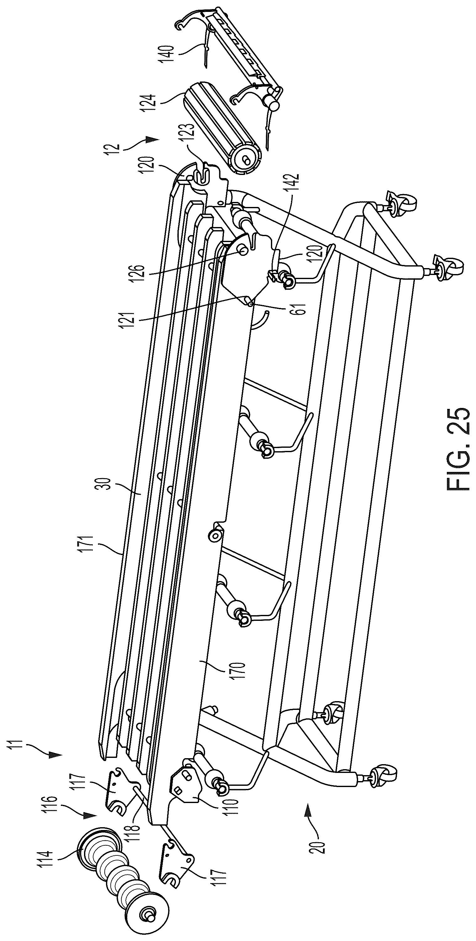 Patent US12157636 Figure 14 – Hygienic hollow frame assembly