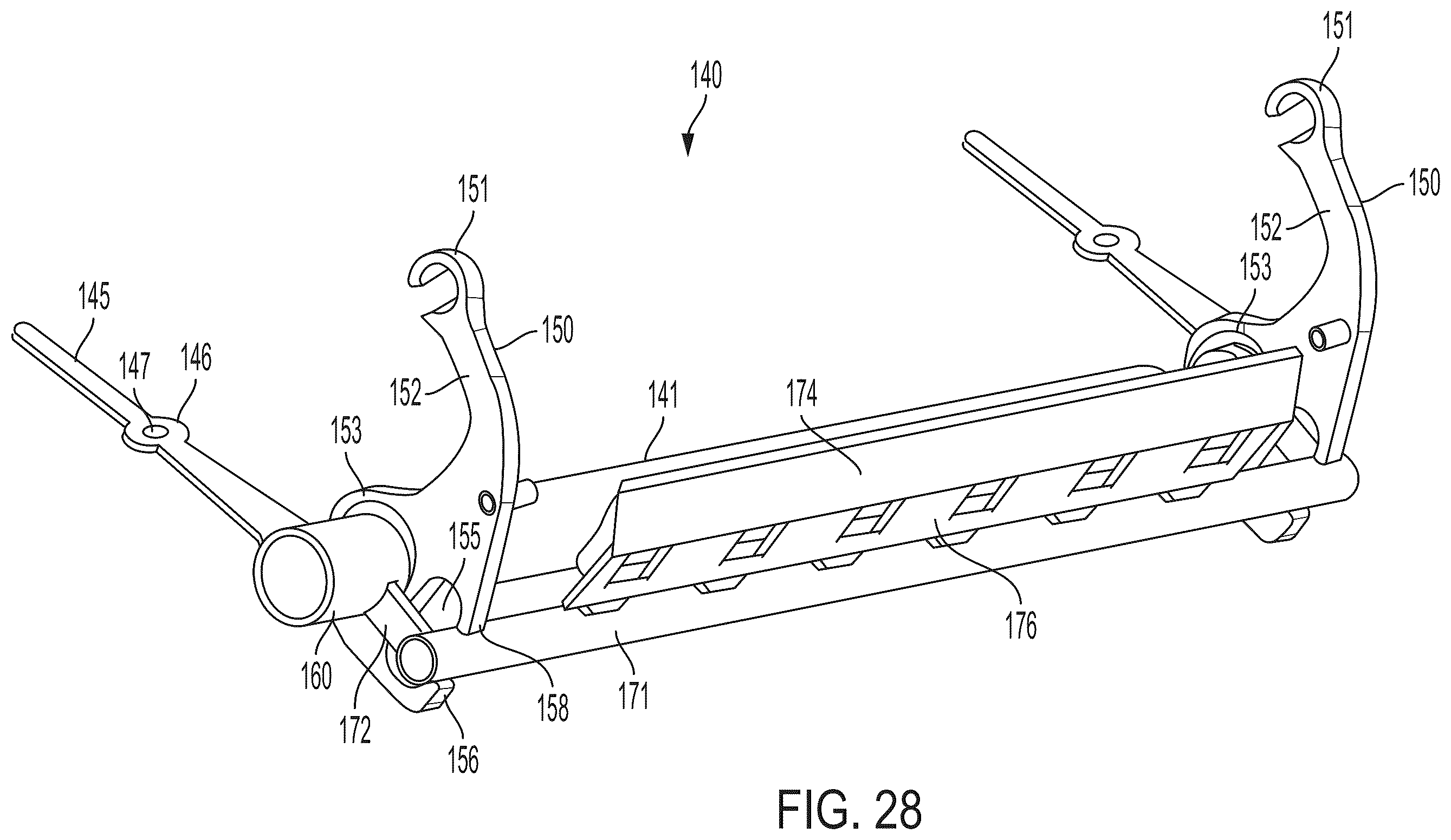 Patent US12157636 Figure 16 – Hygienic hollow frame assembly