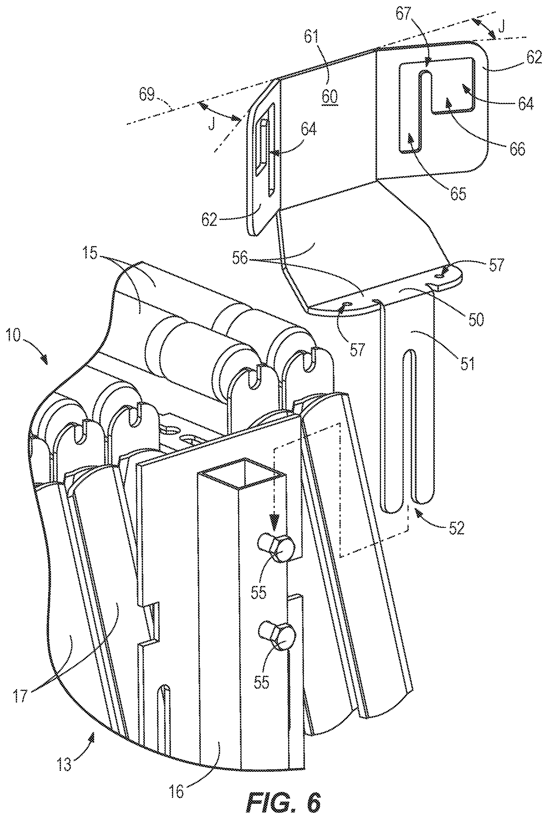 Patent US12157637 Figure 5 – Guide system for conveyors