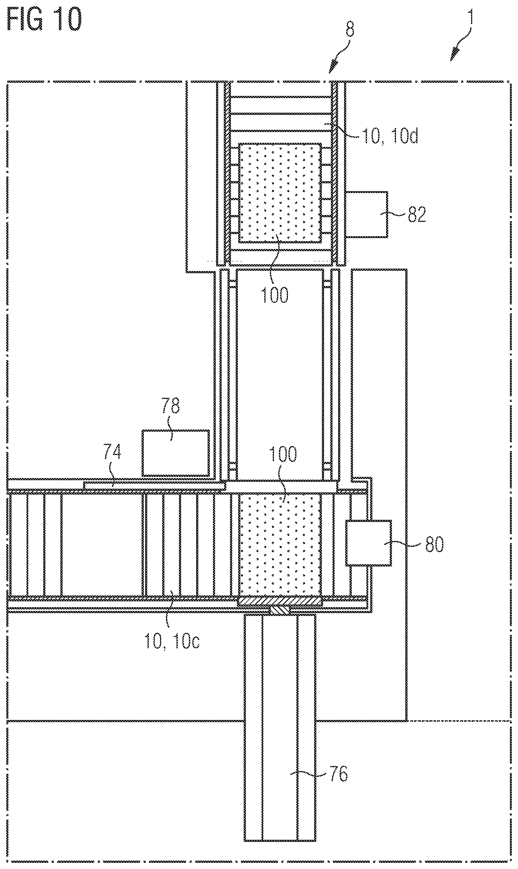 Patent US12157638 Figure 10 – System for sterilizing sterilization units and method for operating such a system