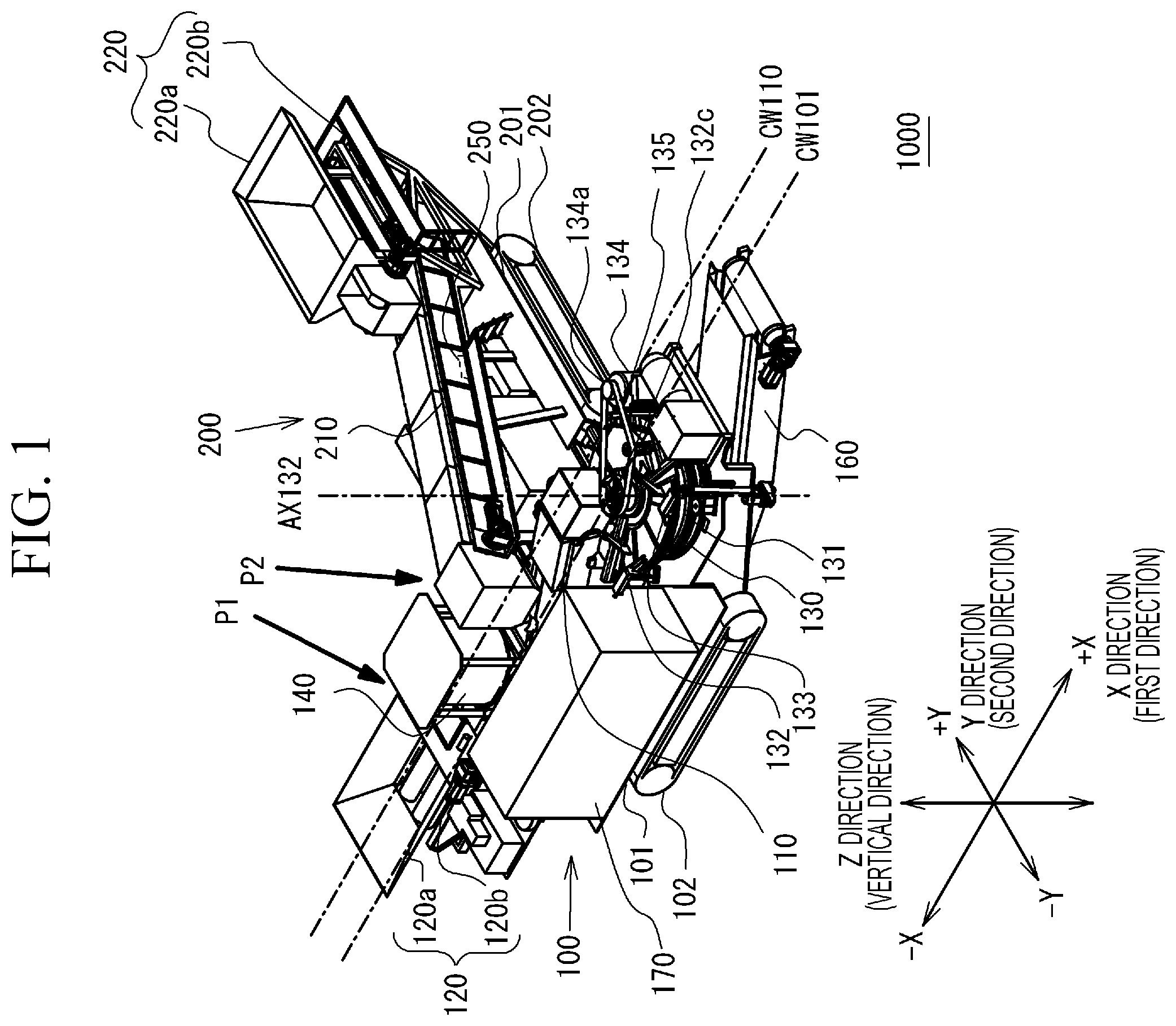 Patent US12157640 — Mixing device — Figure 1