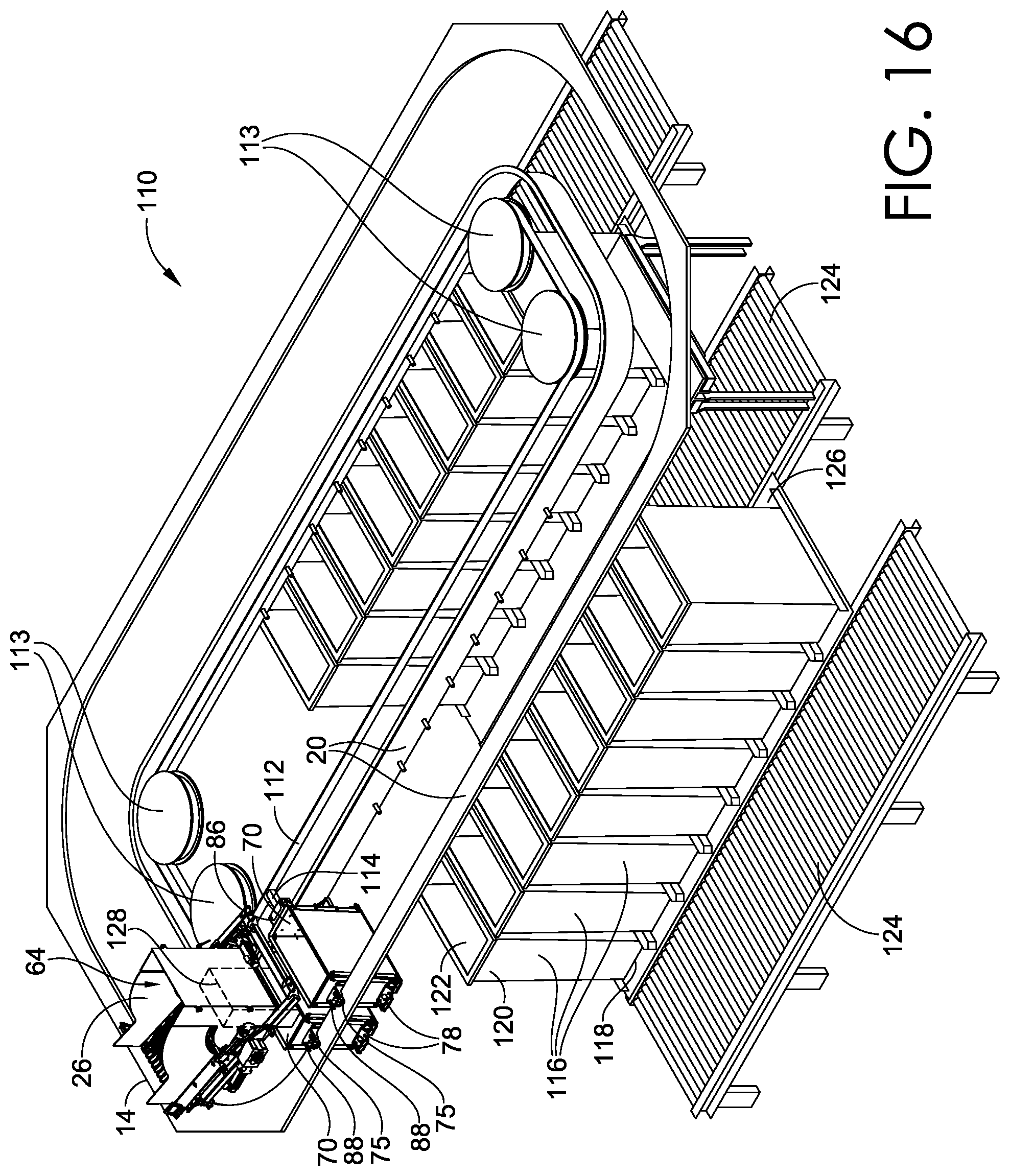 Patent US12157641 Figure 13 – Shifting, re-orienting, organizing, and/or routing objects including parcels and packages