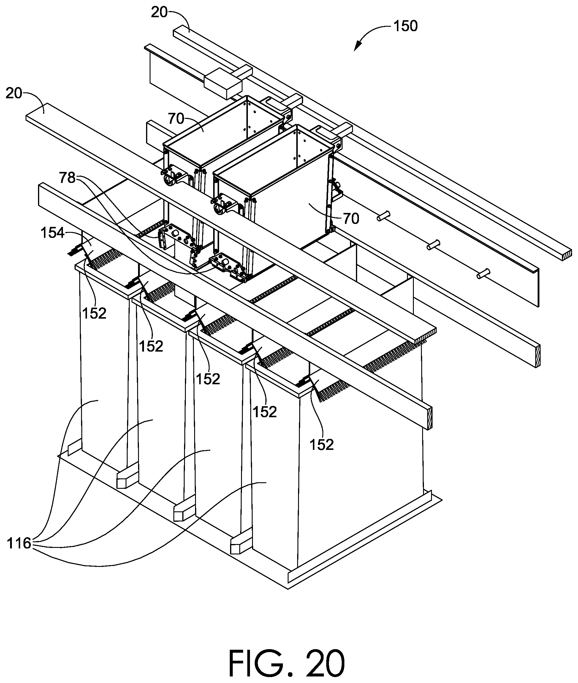 Patent US12157641 Figure 20 – Shifting, re-orienting, organizing, and/or routing objects including parcels and packages