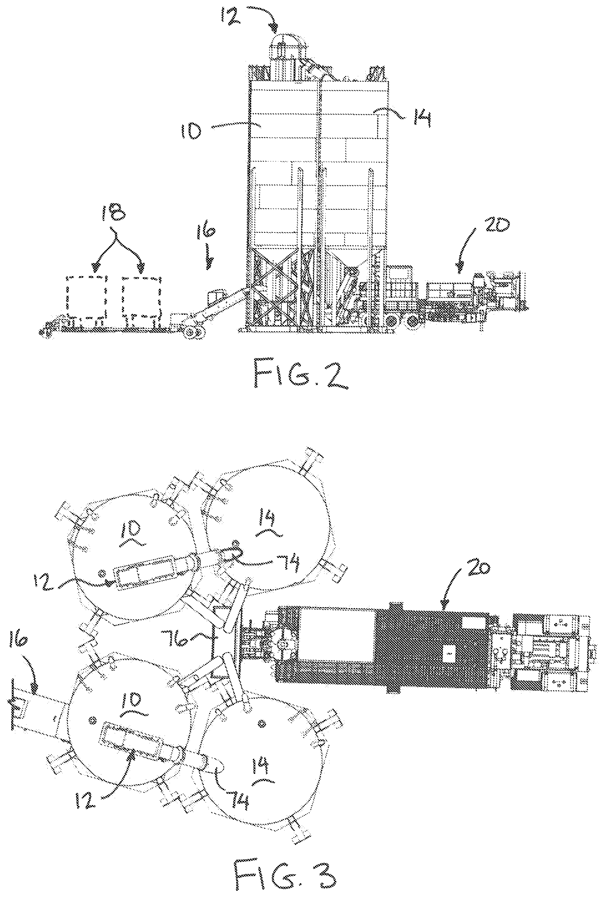 Patent US12157646 Figure 2 – Storage silo apparatus with an integrated vertical conveyor