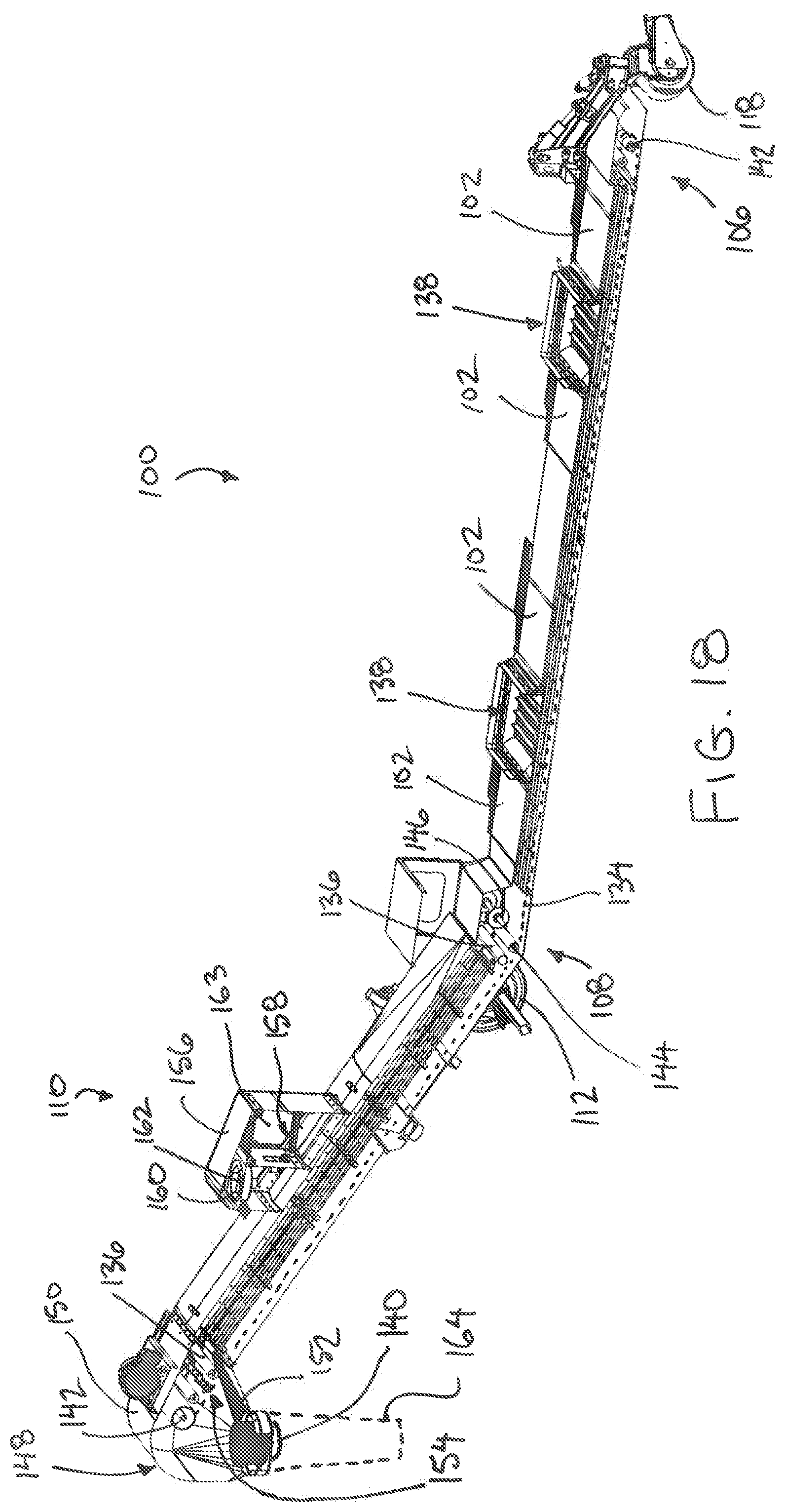 Patent US12157646 Figure 14 – Storage silo apparatus with an integrated vertical conveyor
