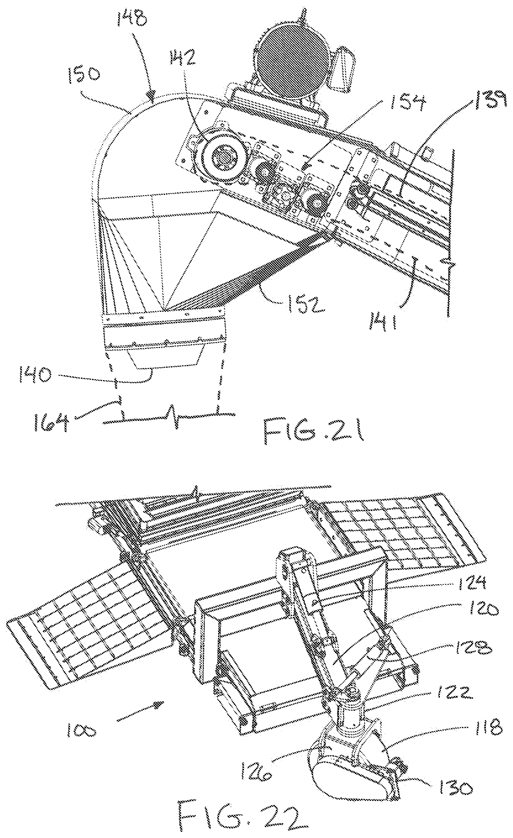 Patent US12157646 Figure 16 – Storage silo apparatus with an integrated vertical conveyor