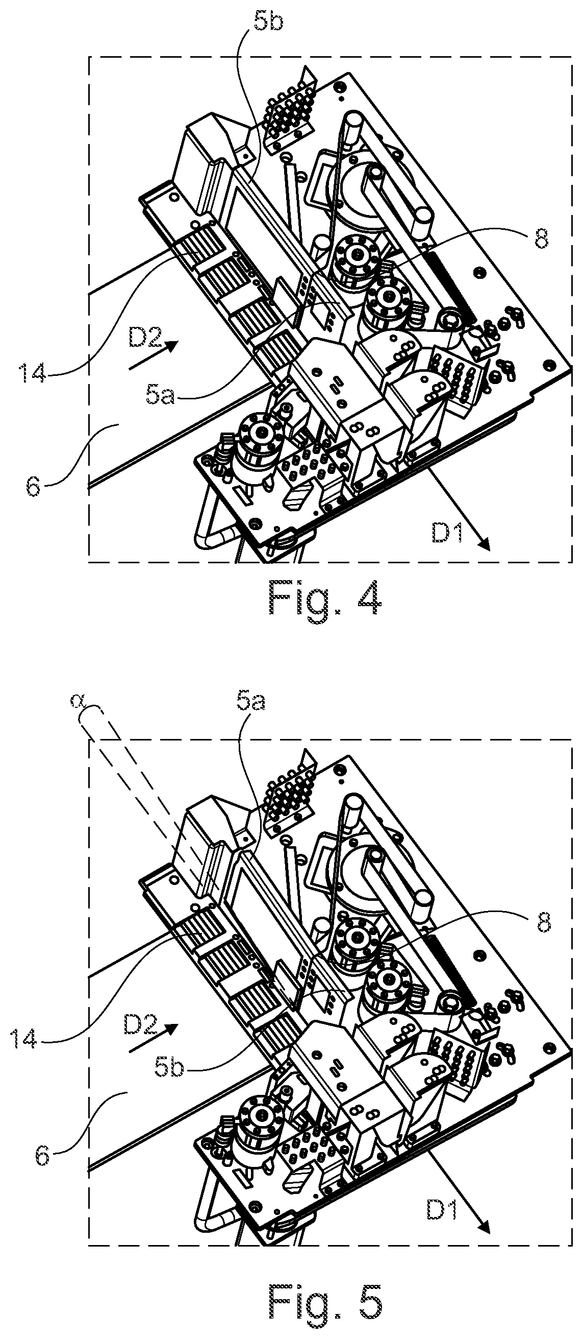 Patent US12157651 Figure 3 – Feeder device for feeding mailpieces to a postal sorting conveyor