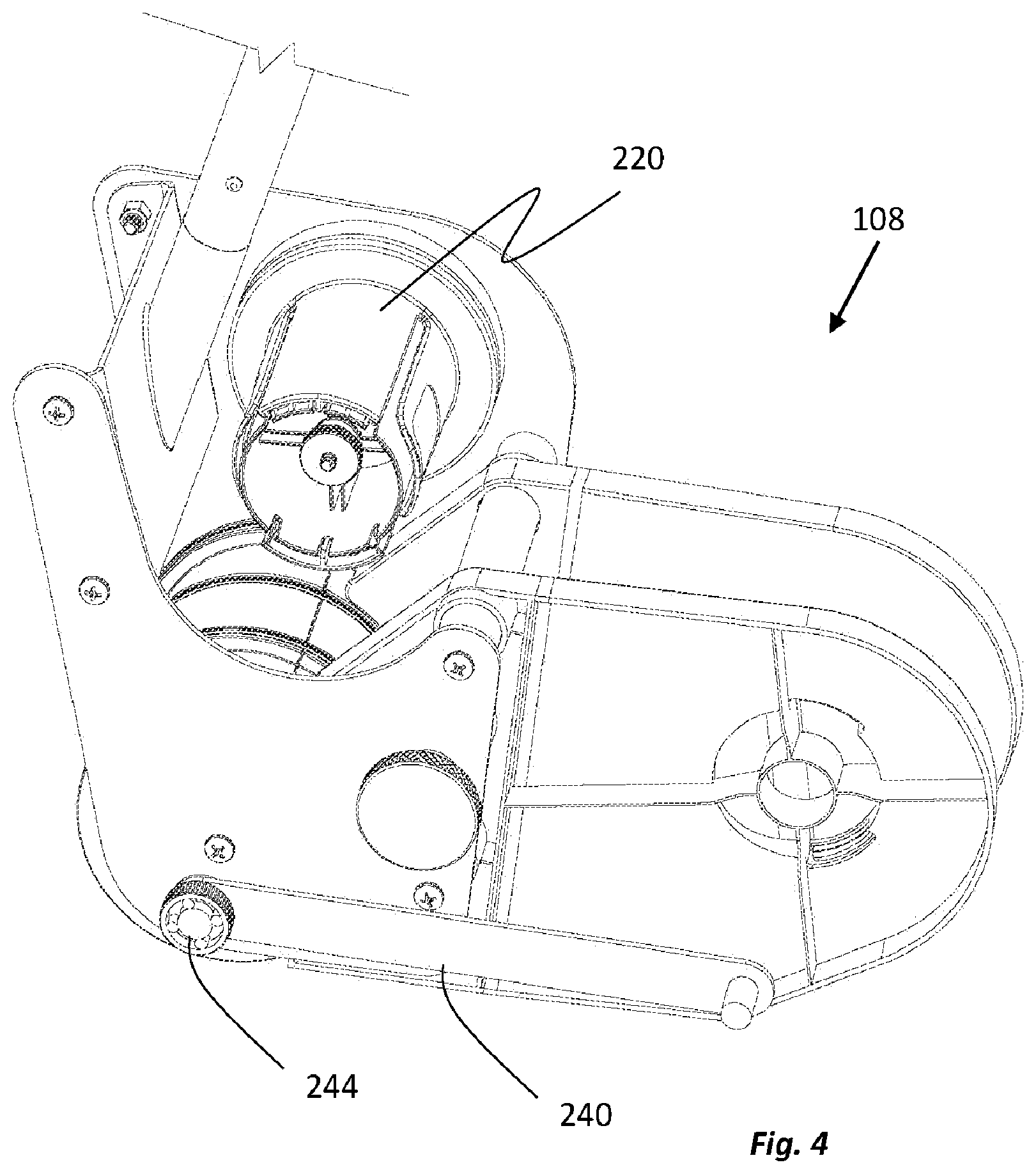 Patent US12157653 Figure 4 – Machines and methods to apply tape to a surface