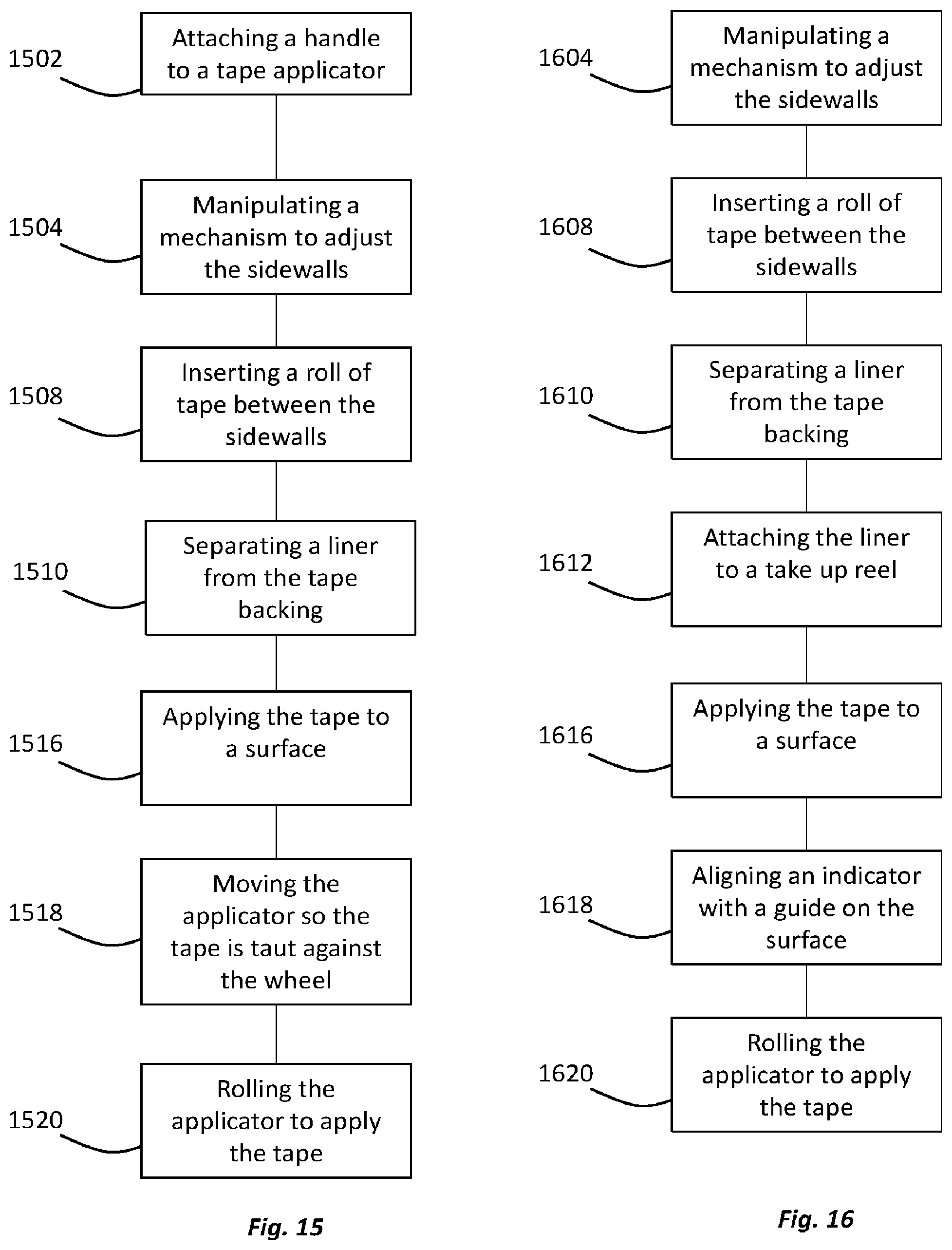 Patent US12157653 Figure 14 – Machines and methods to apply tape to a surface