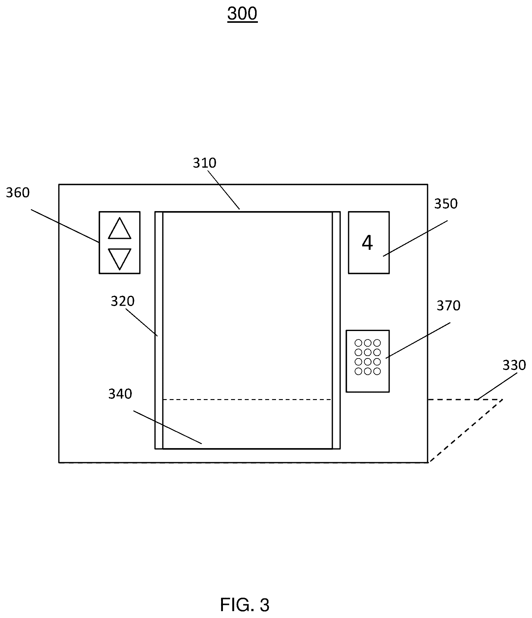 Patent US12157656 Figure 3 – Elevator condition based maintenance using an in-car camera