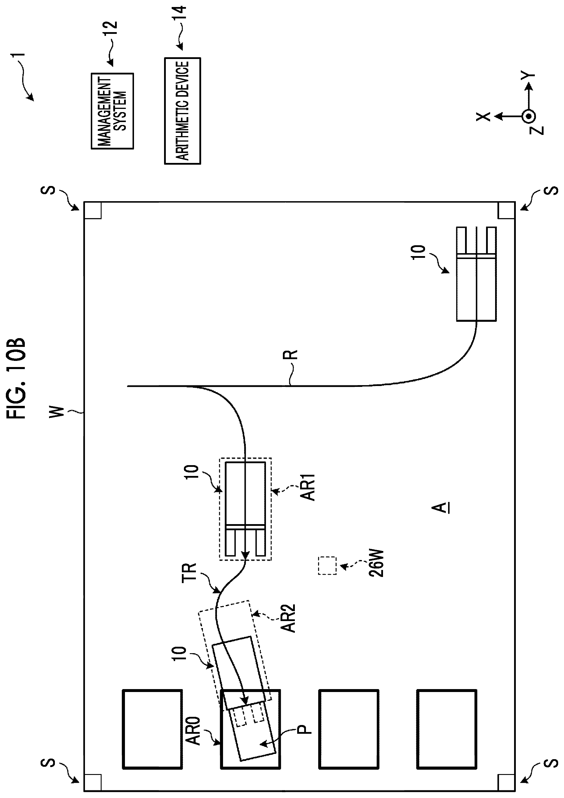 Patent US12157658 Figure 10 – Control device, mobile body, movement control system, control method, and program