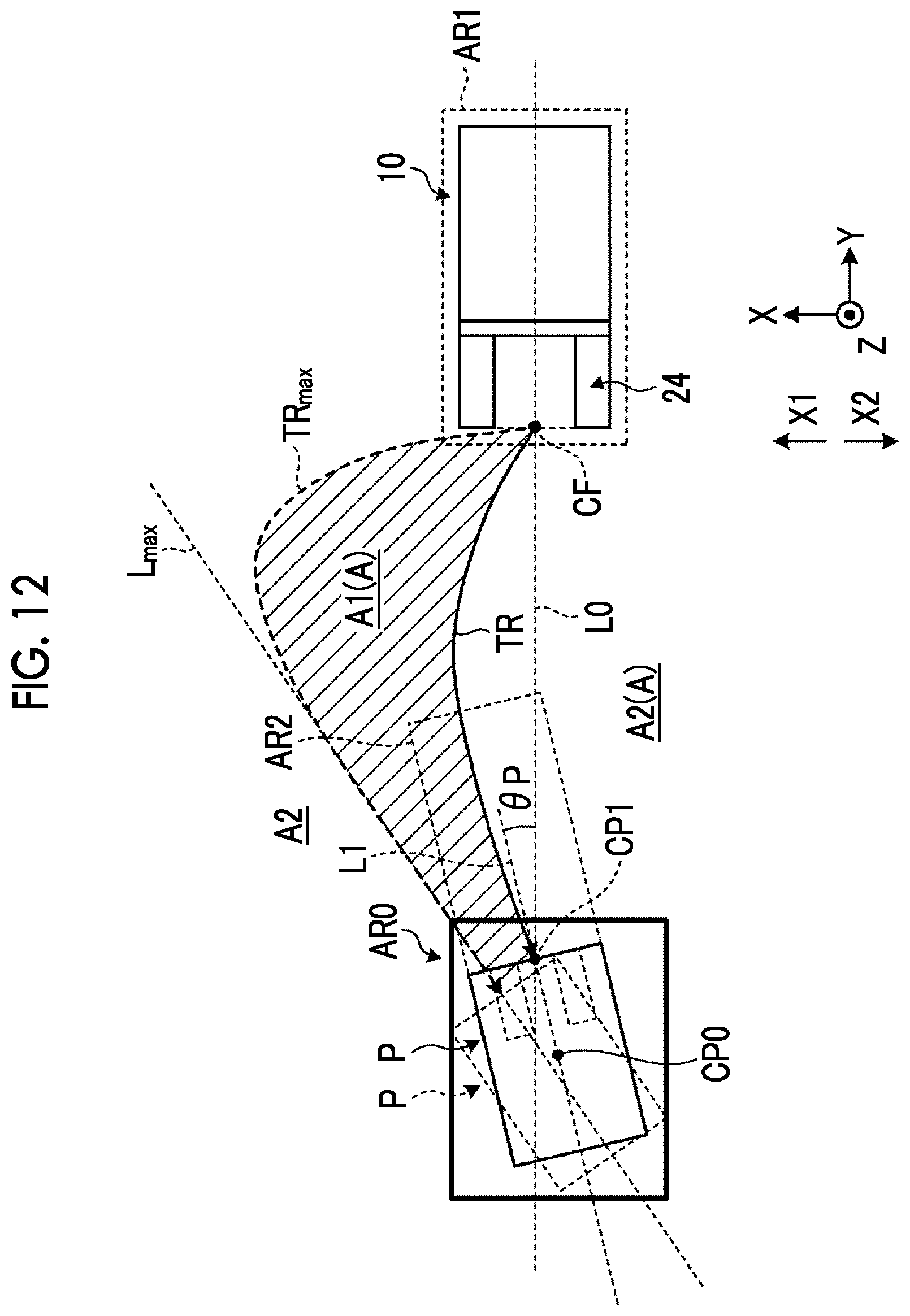 Patent US12157658 Figure 12 – Control device, mobile body, movement control system, control method, and program