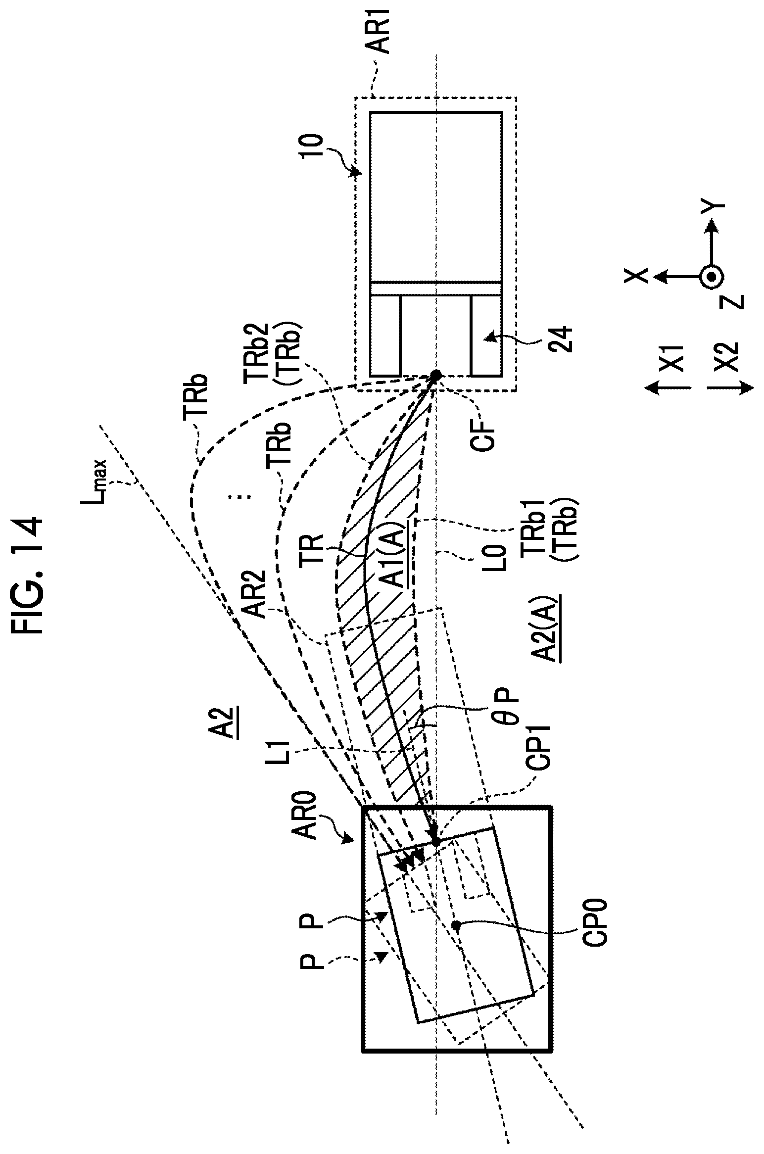 Patent US12157658 Figure 14 – Control device, mobile body, movement control system, control method, and program
