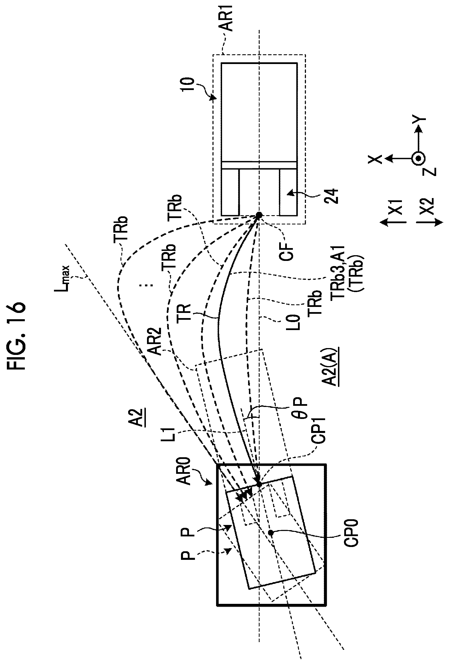 Patent US12157658 Figure 16 – Control device, mobile body, movement control system, control method, and program