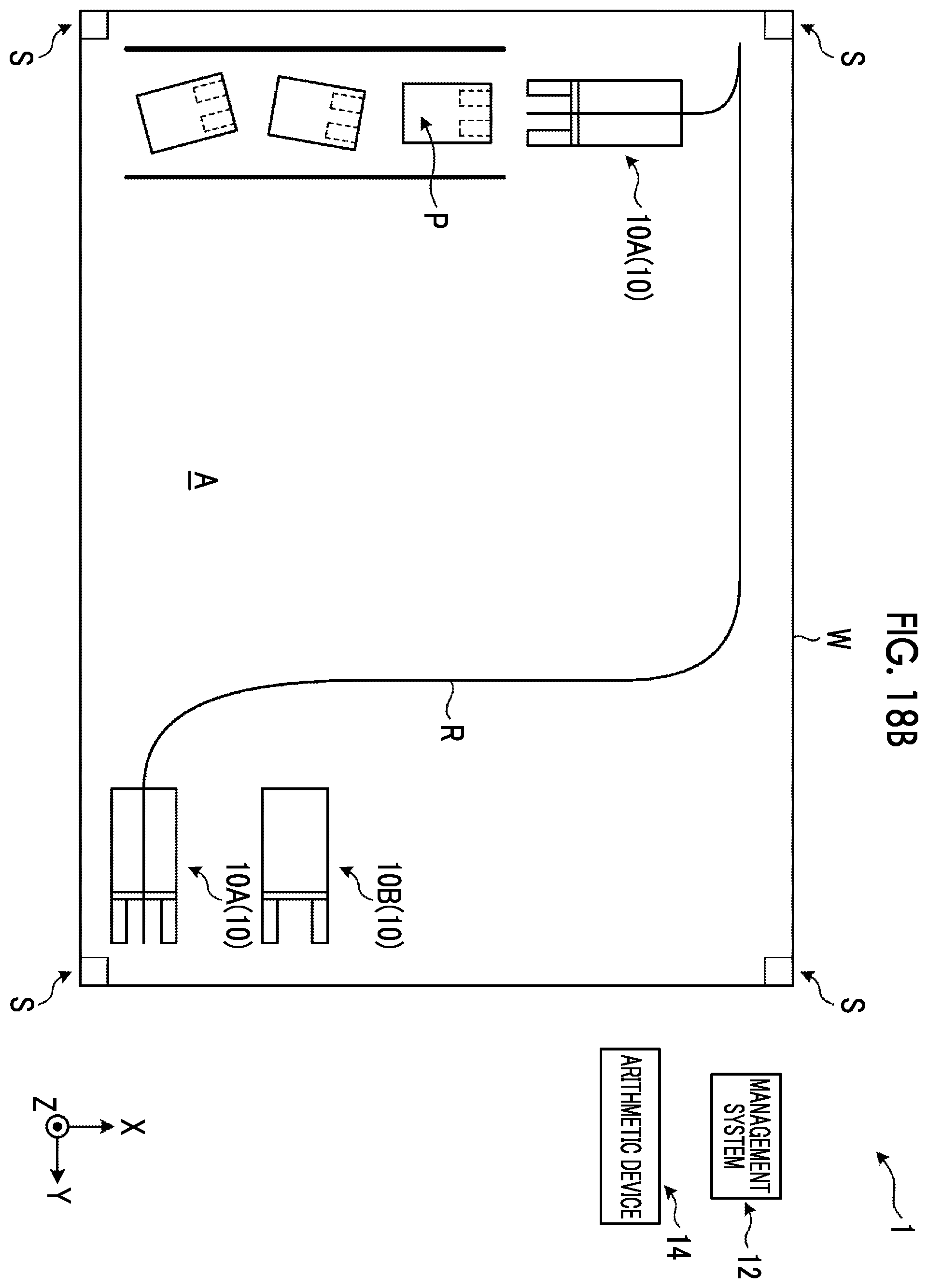 Patent US12157658 Figure 19 – Control device, mobile body, movement control system, control method, and program