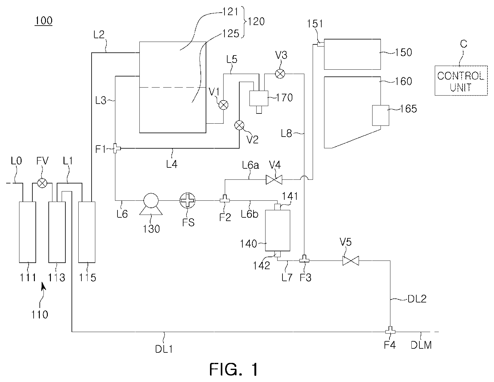Patent US12157661 Figure 1 – Water purifier with ice-maker