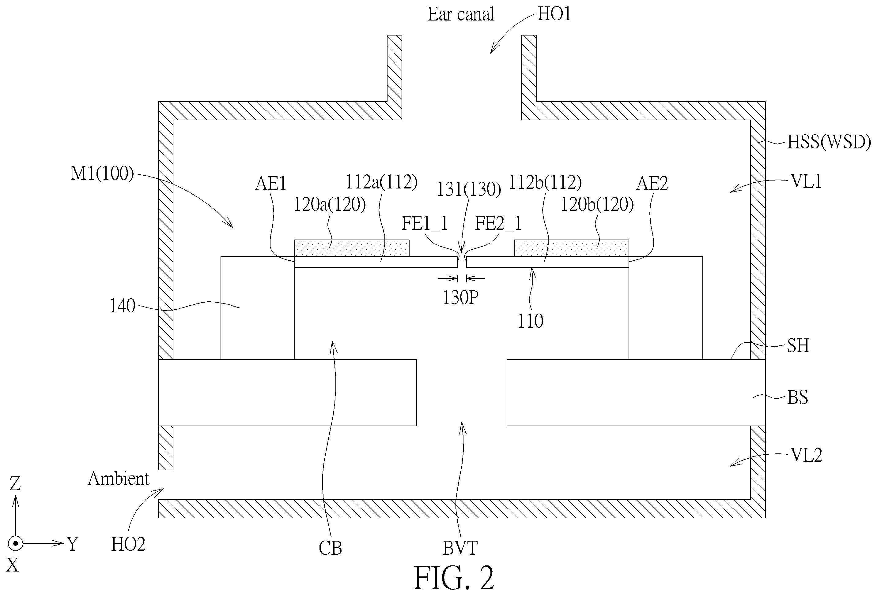 Patent US12157663 Figure 2 – Venting device, manufacturing method of venting device, venting method and device