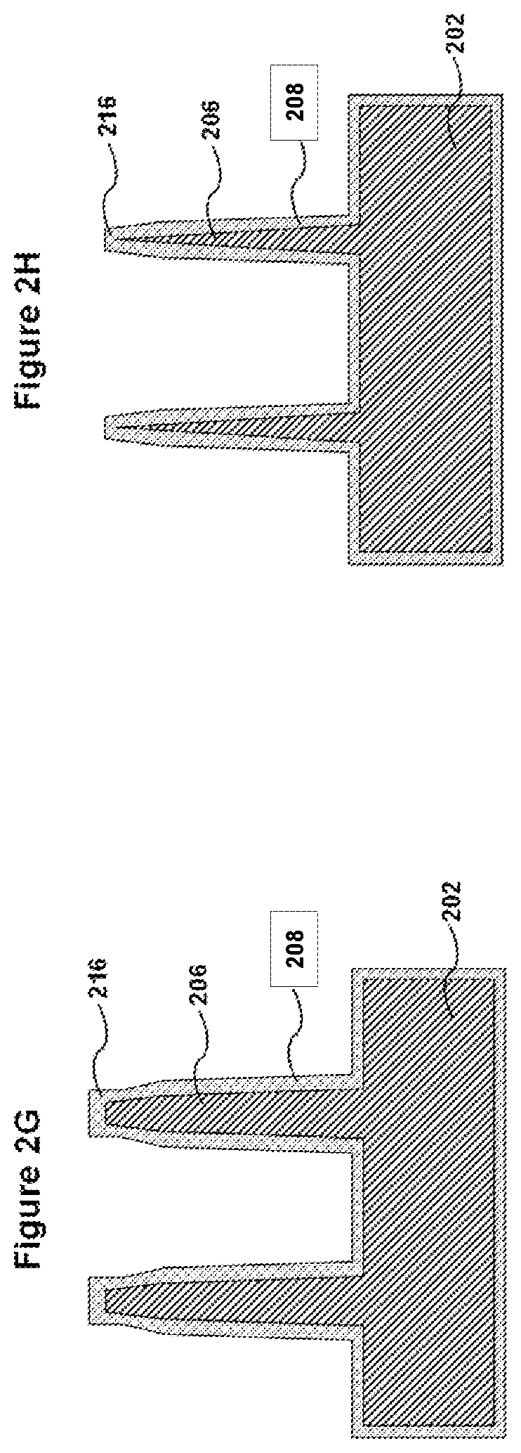 Patent US12157666 Figure 5 – Sharp, vertically aligned nanowire electrode arrays, high-yield fabrication and intracellular recording