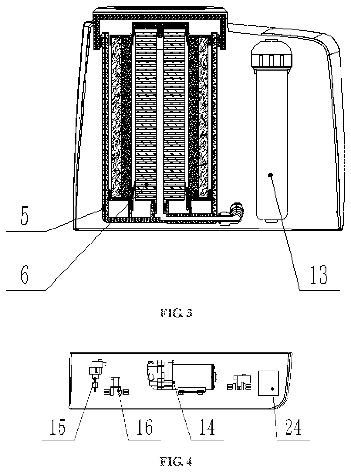 Patent US12157680 Figure 2 – Household water purifier