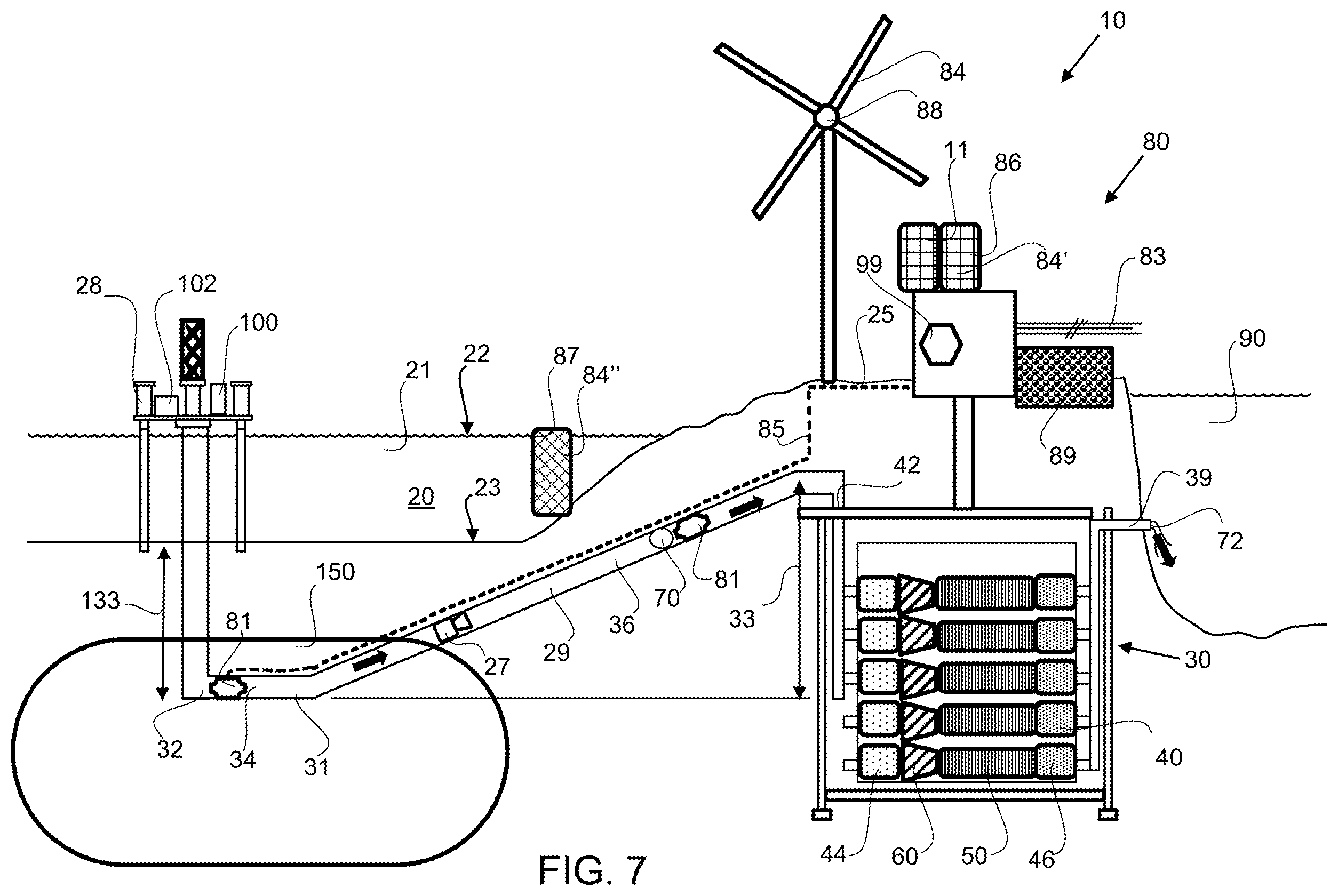 Patent US12157684 Figure 7 – Integrated power system
