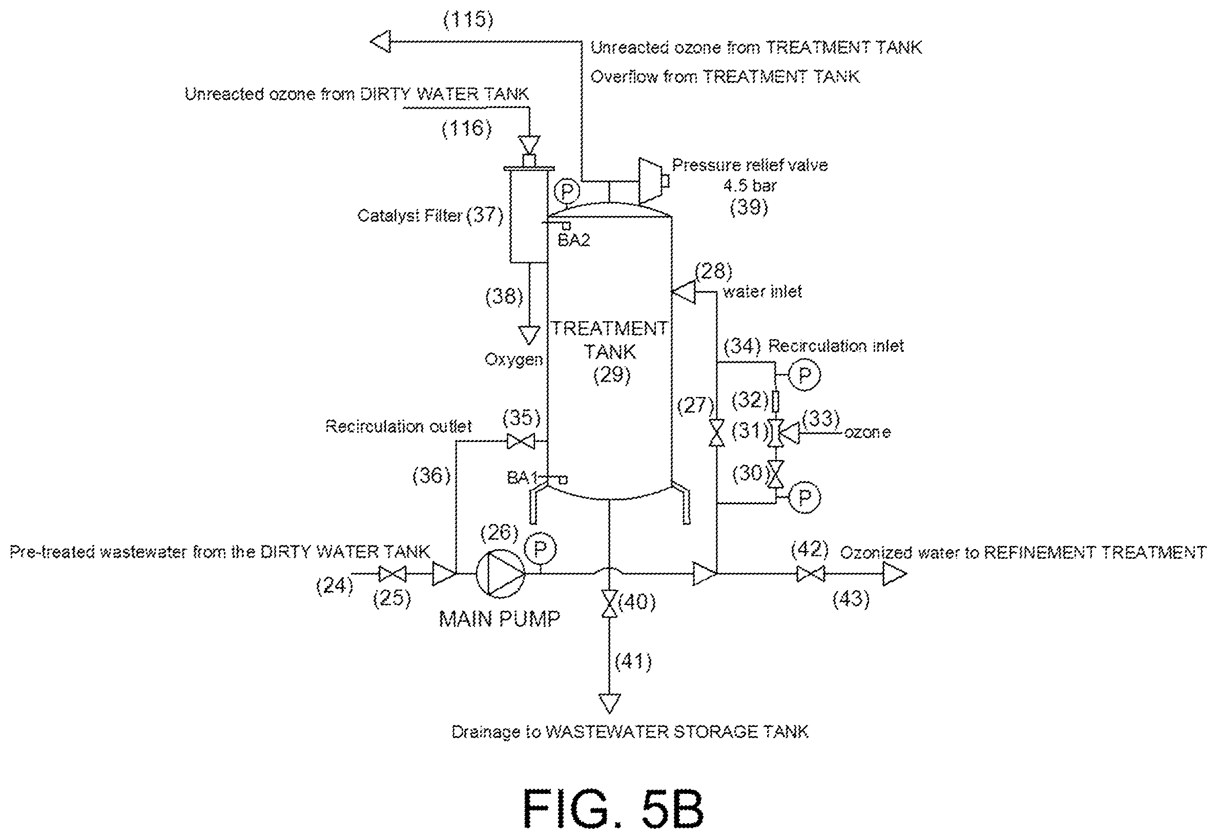 Patent US12157692 Figure 10 – Industrial wastewater treatment system and method for garment finishing, jeans and denim industry