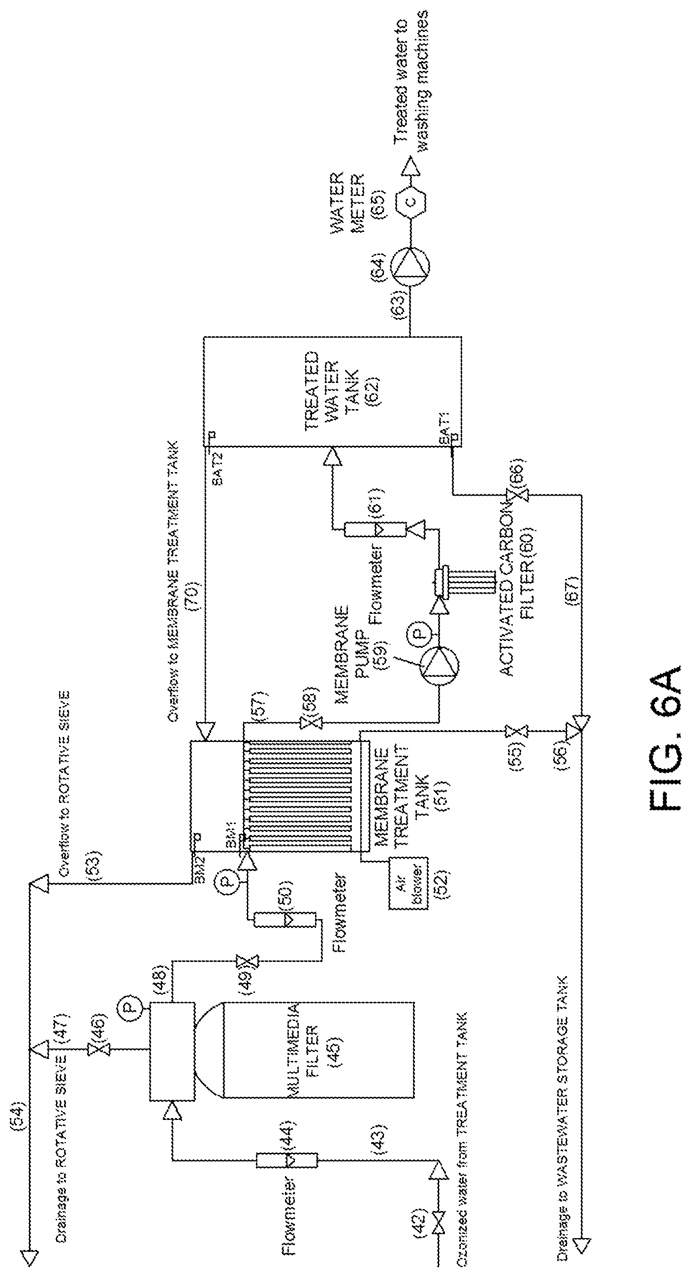 Patent US12157692 Figure 11 – Industrial wastewater treatment system and method for garment finishing, jeans and denim industry