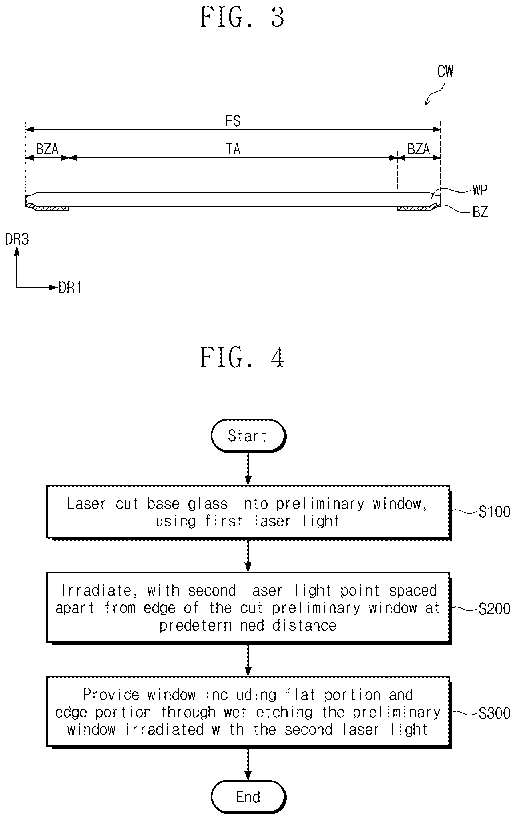 Patent US12157693 Figure 3 – Method of manufacturing window and window manufactured by the same