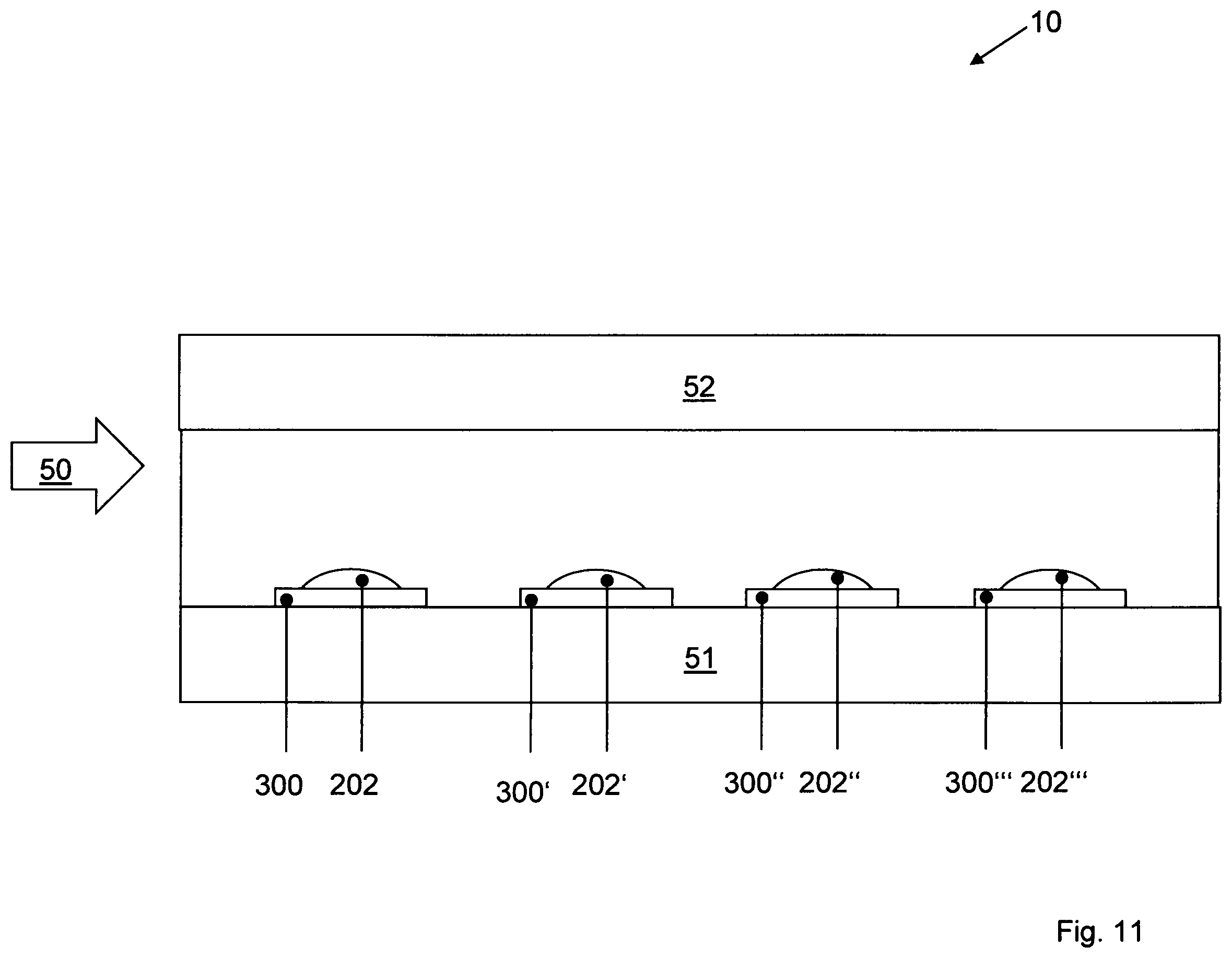 Patent US12157694 Figure 7 – Method of producing an optical element from glass