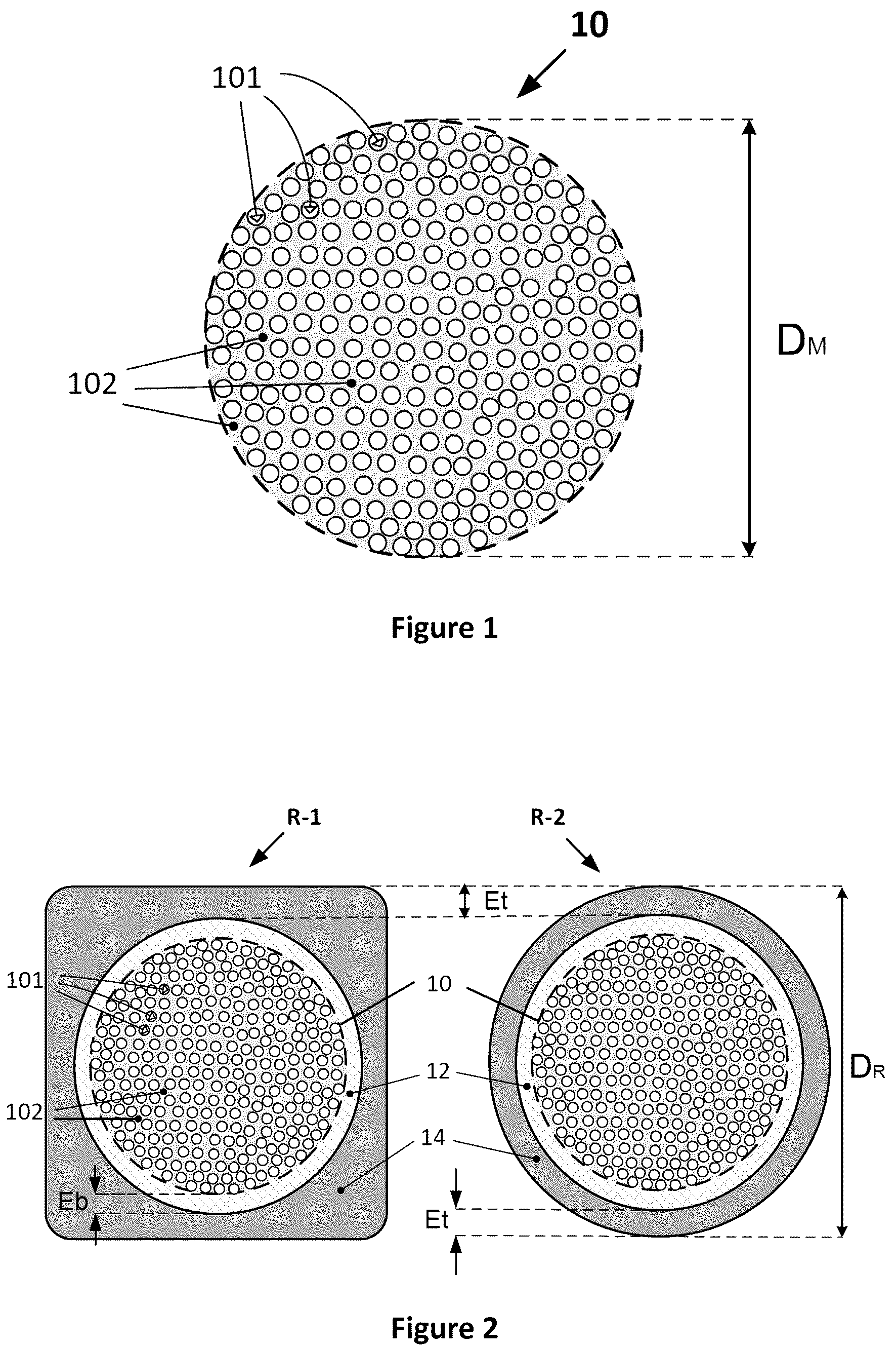 Patent US12157695 Figure 1 – Bonding a glass-resin composite monofilament to a thermoplastic matrix