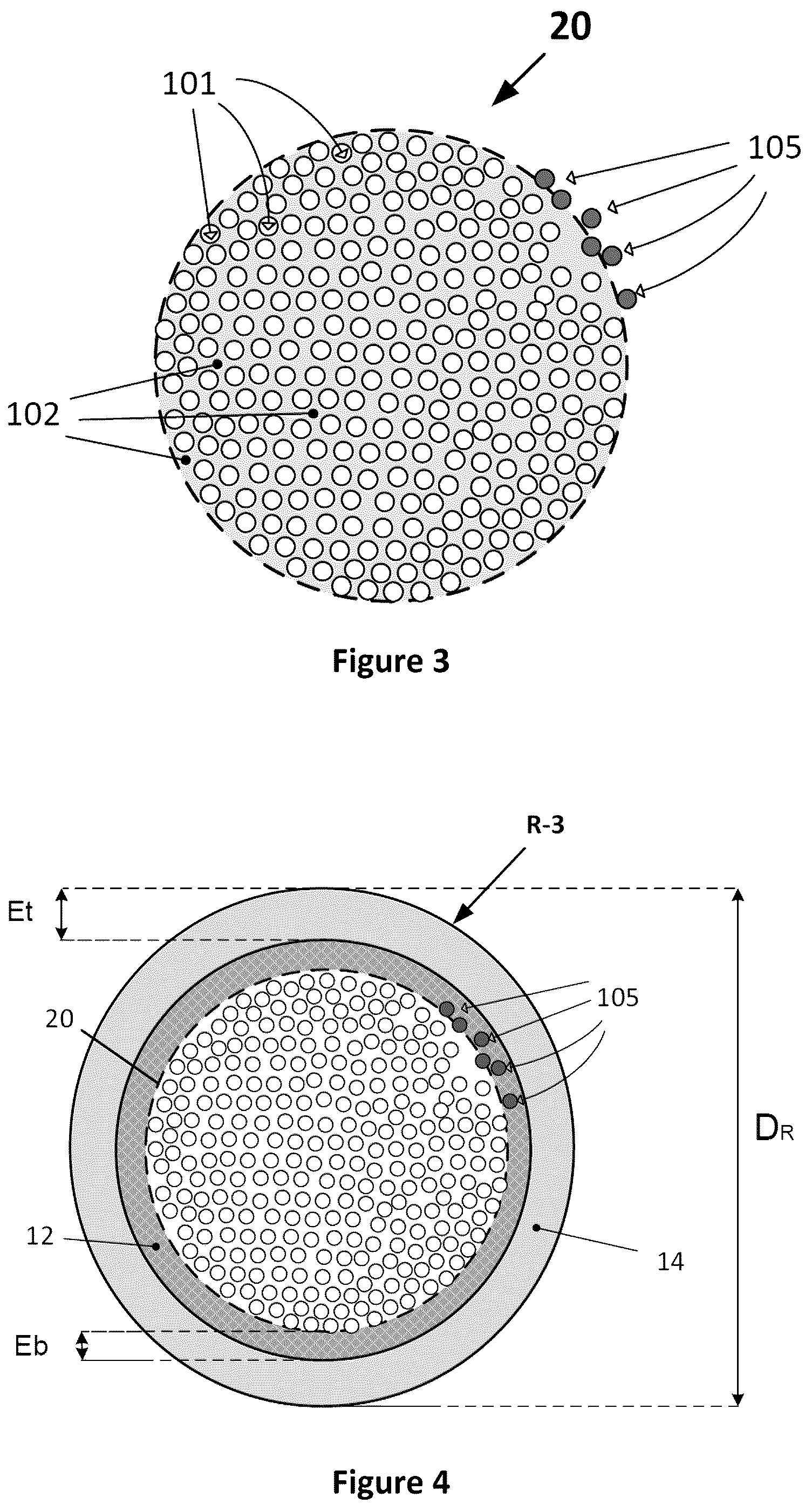Patent US12157695 Figure 2 – Bonding a glass-resin composite monofilament to a thermoplastic matrix