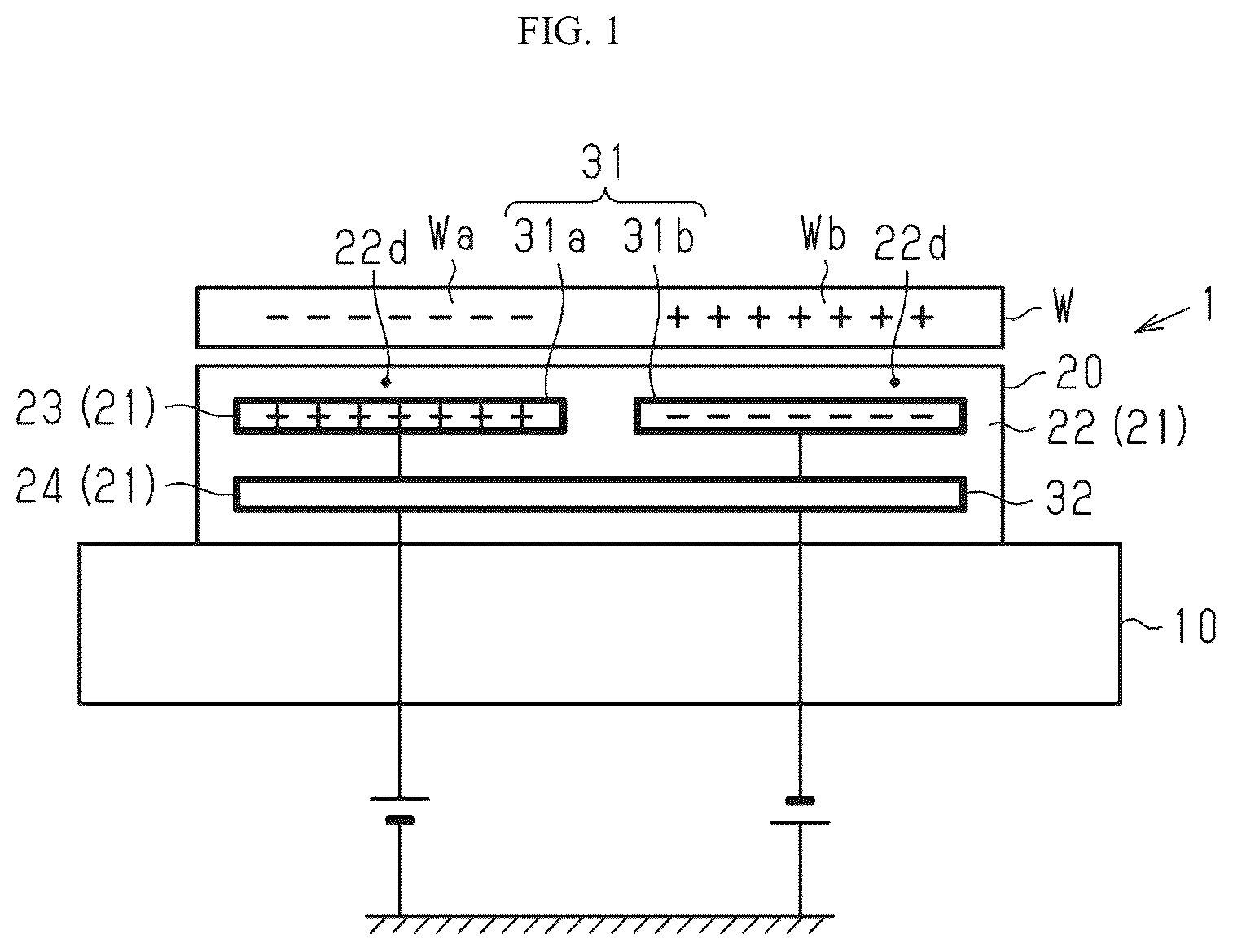 Patent US12157702 Figure 1 – Ceramic substrate and electrostatic chuck