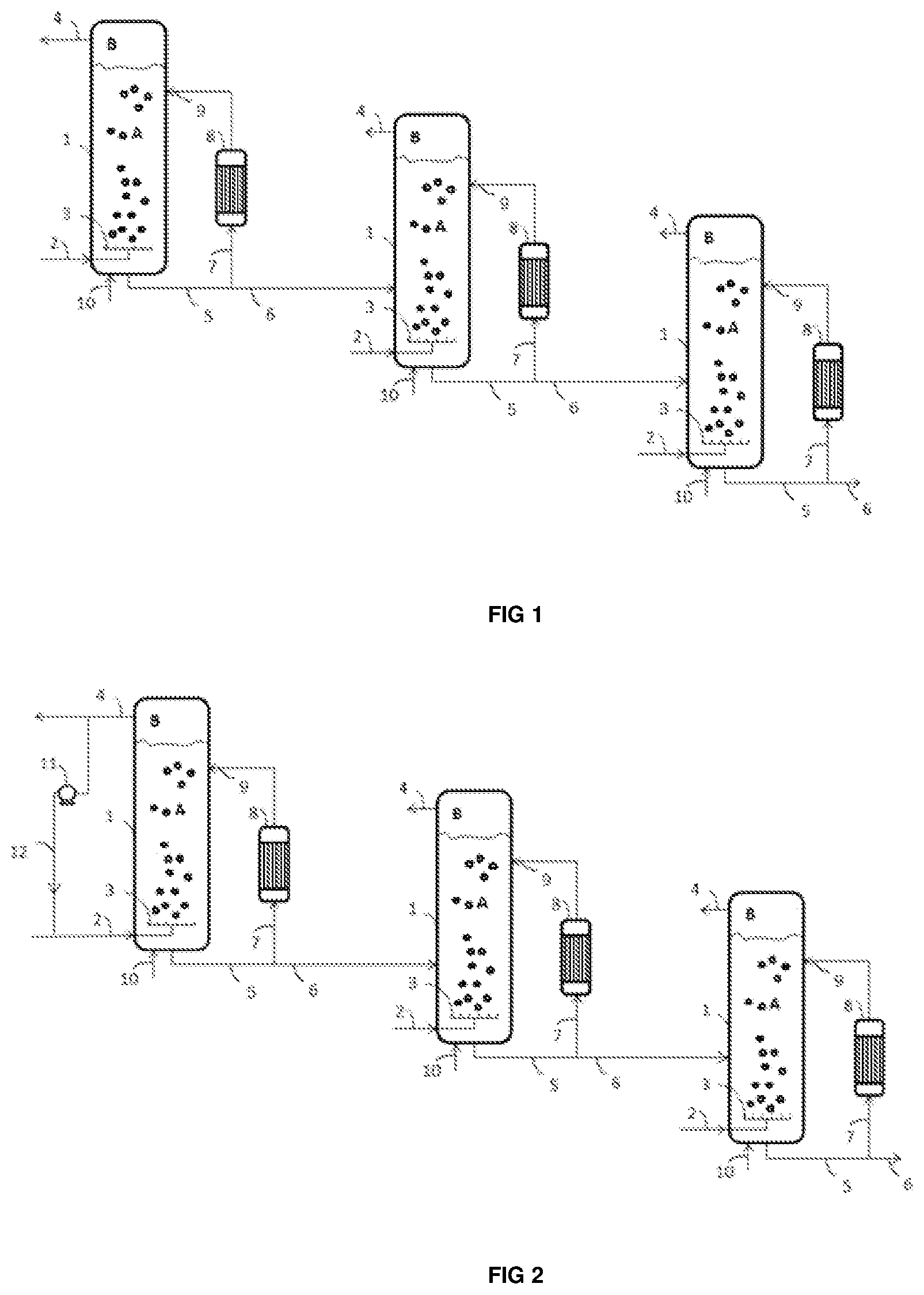 Patent US12157712 Figure 1 – Oligomerization process implementing the recycling of the gas headspace