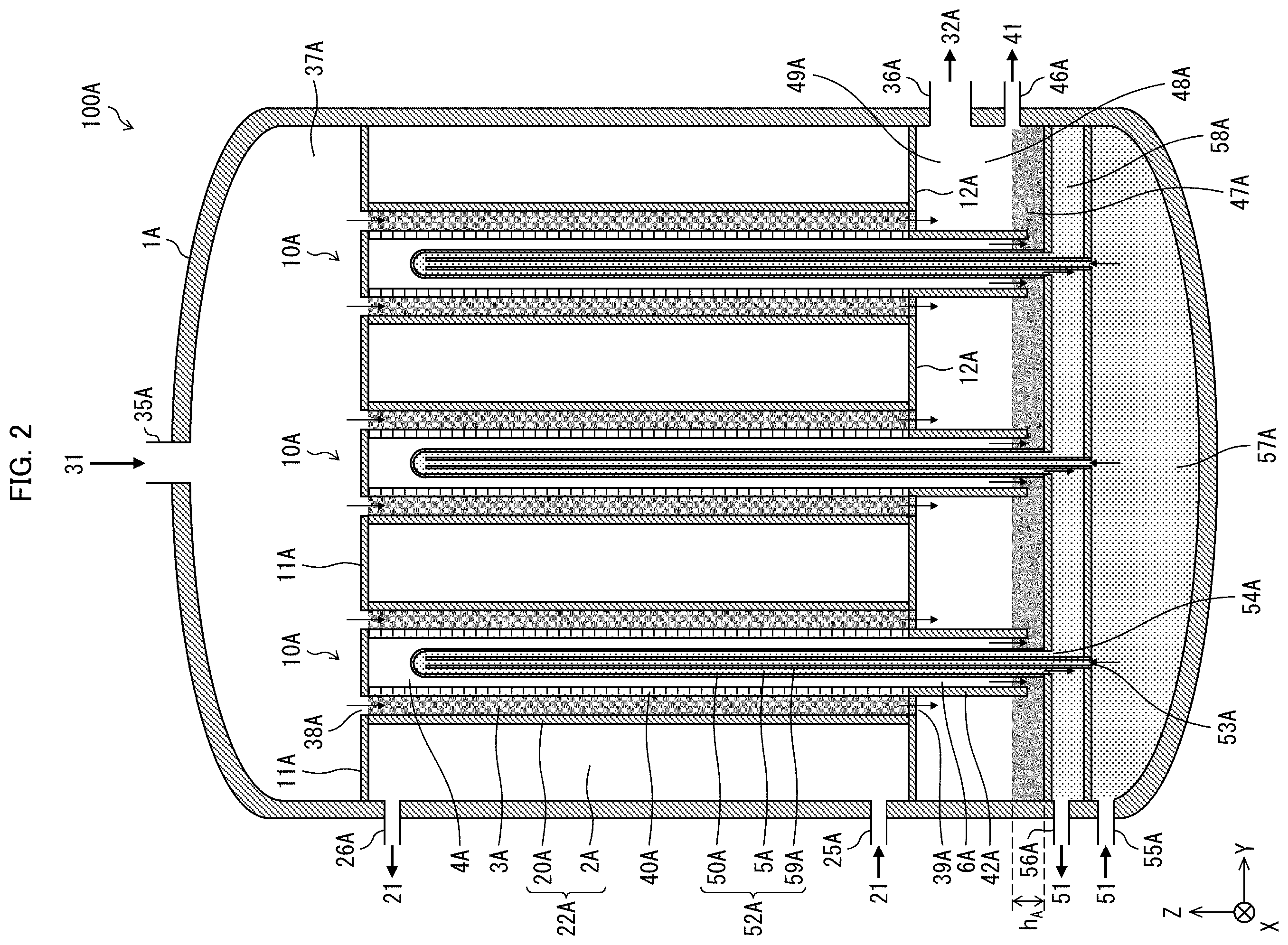 Patent US12157718 Figure 2 – Chemistry reaction method and chemistry reaction device